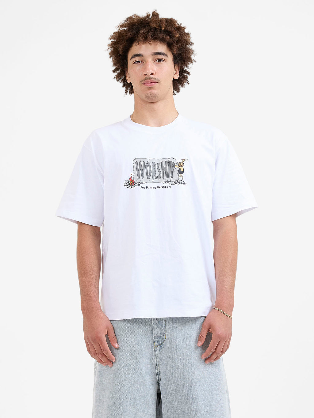Etched Tee - White XS