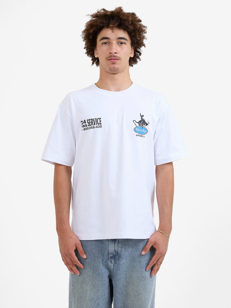 Exterminator Tee - White XS