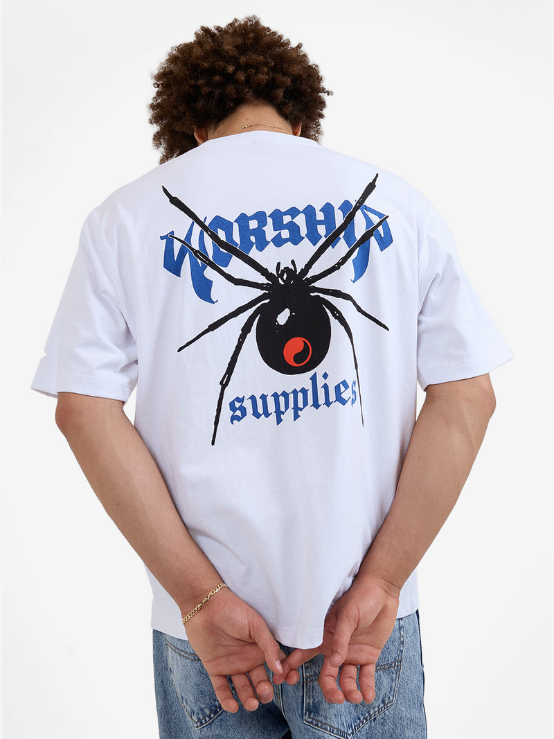 Arachnid Pocket Tee - White XS