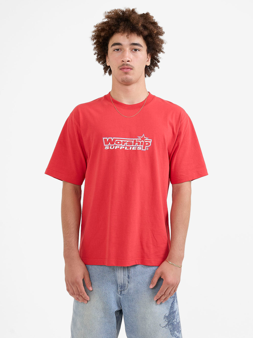 Push Off Tee - Lucky Red XS