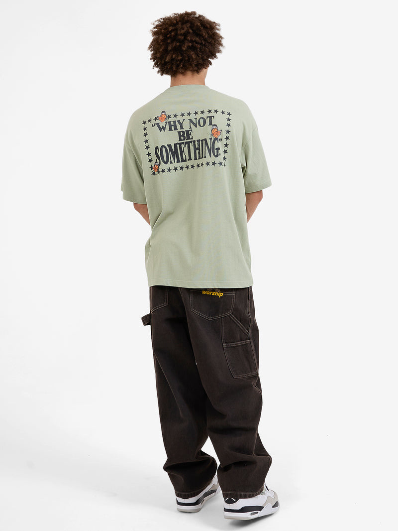 Chyrsalis Oversize Tee - Swamp Green XS