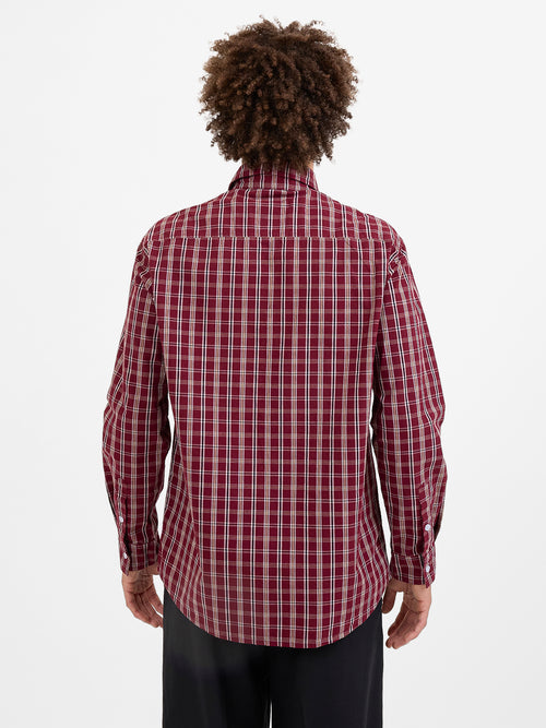 Cherub Pocket Long Sleeve Shirt - Wine XS