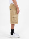 Podium Cord Cargo Short - Faded Khaki 26