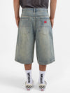 Garbage Grime Dozer Jeanshort - Garbage Grime Blue 28