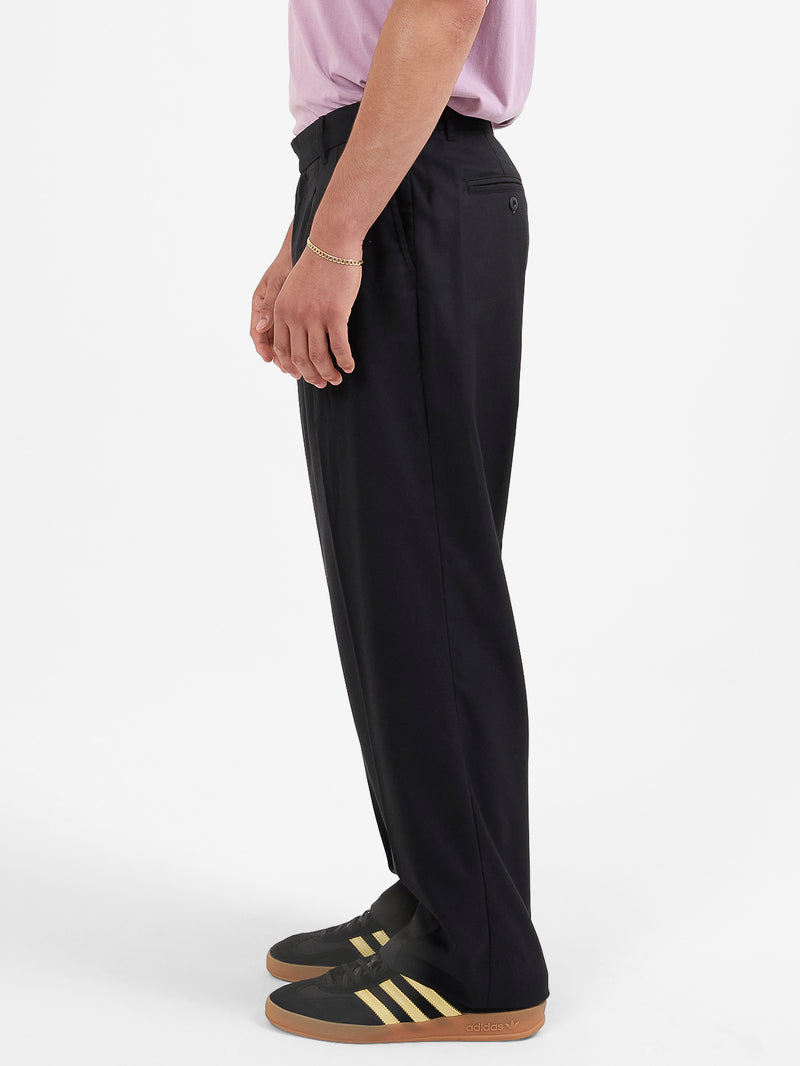 Valet Pleated Pant - Black 28