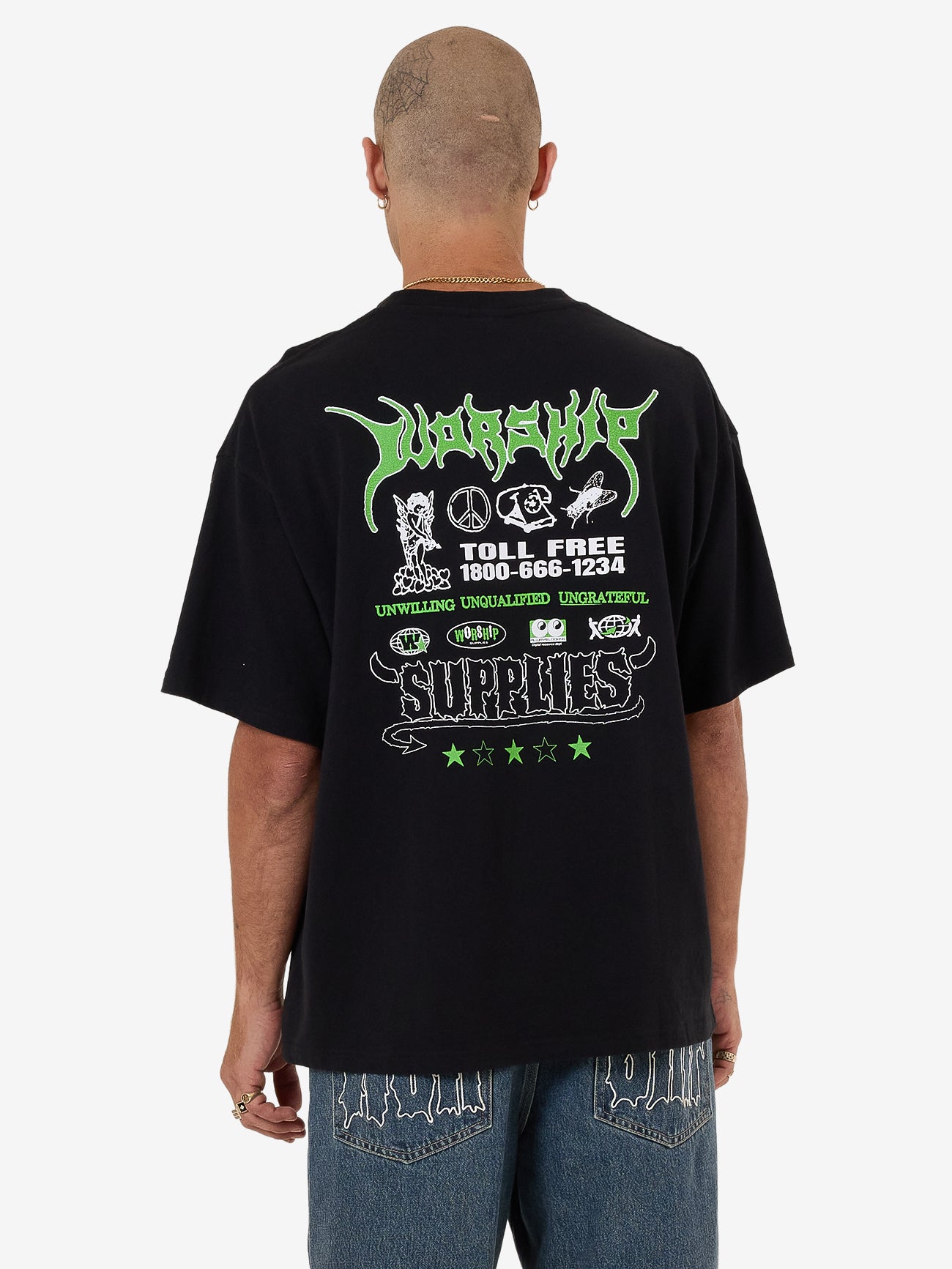 Logorama Oversized Tee - Black XS