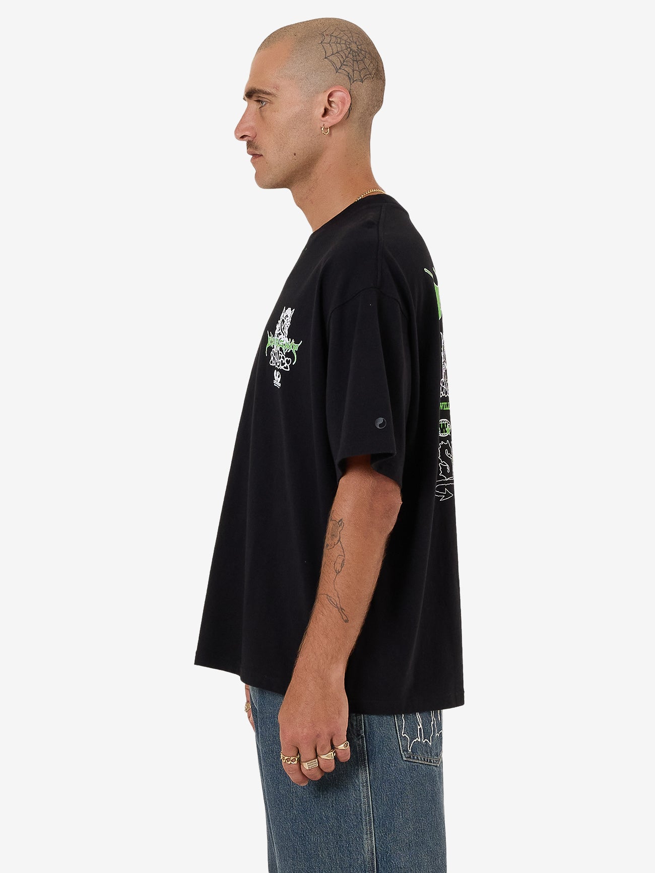 Logorama Oversized Tee - Black XS