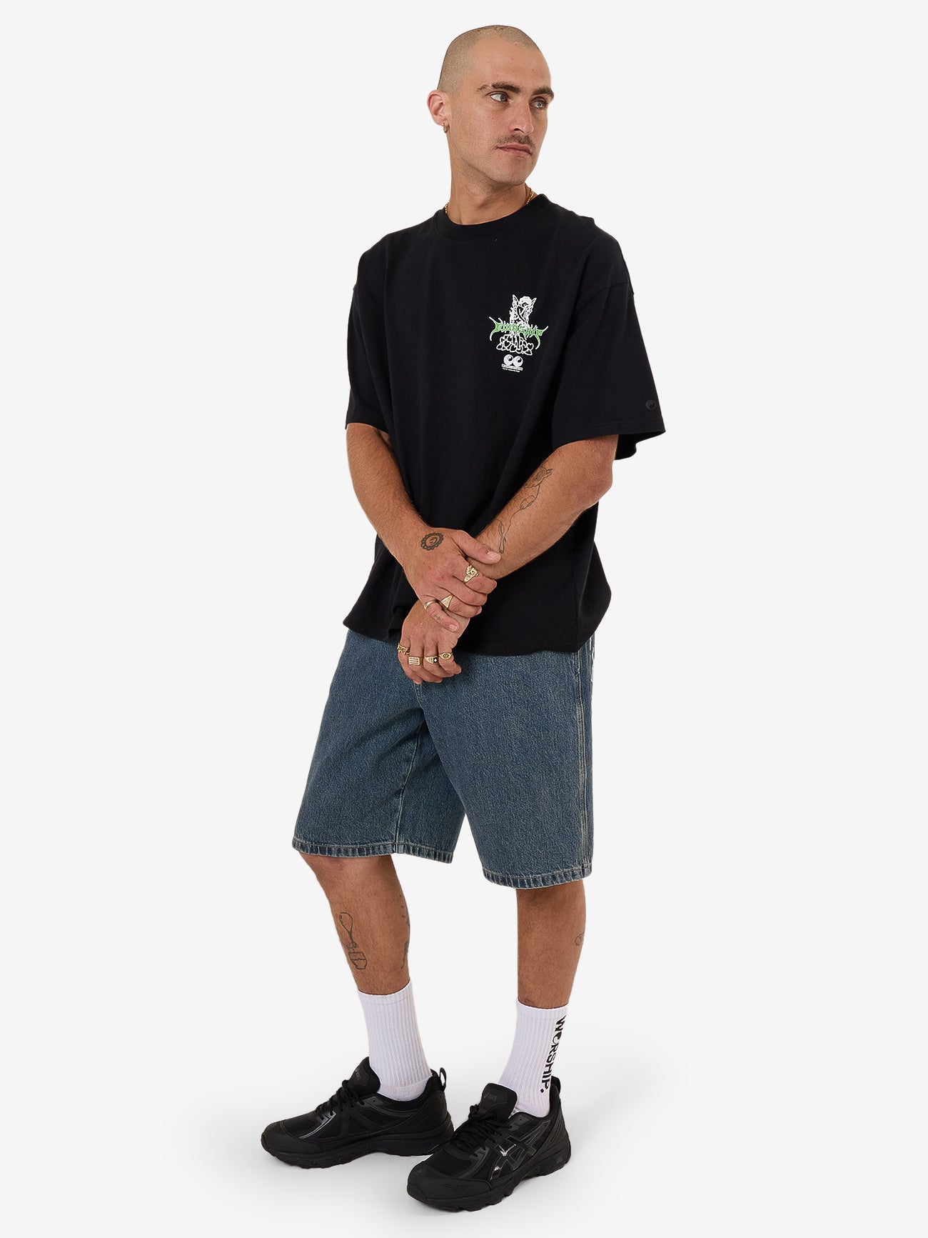 Logorama Oversized Tee - Black XS