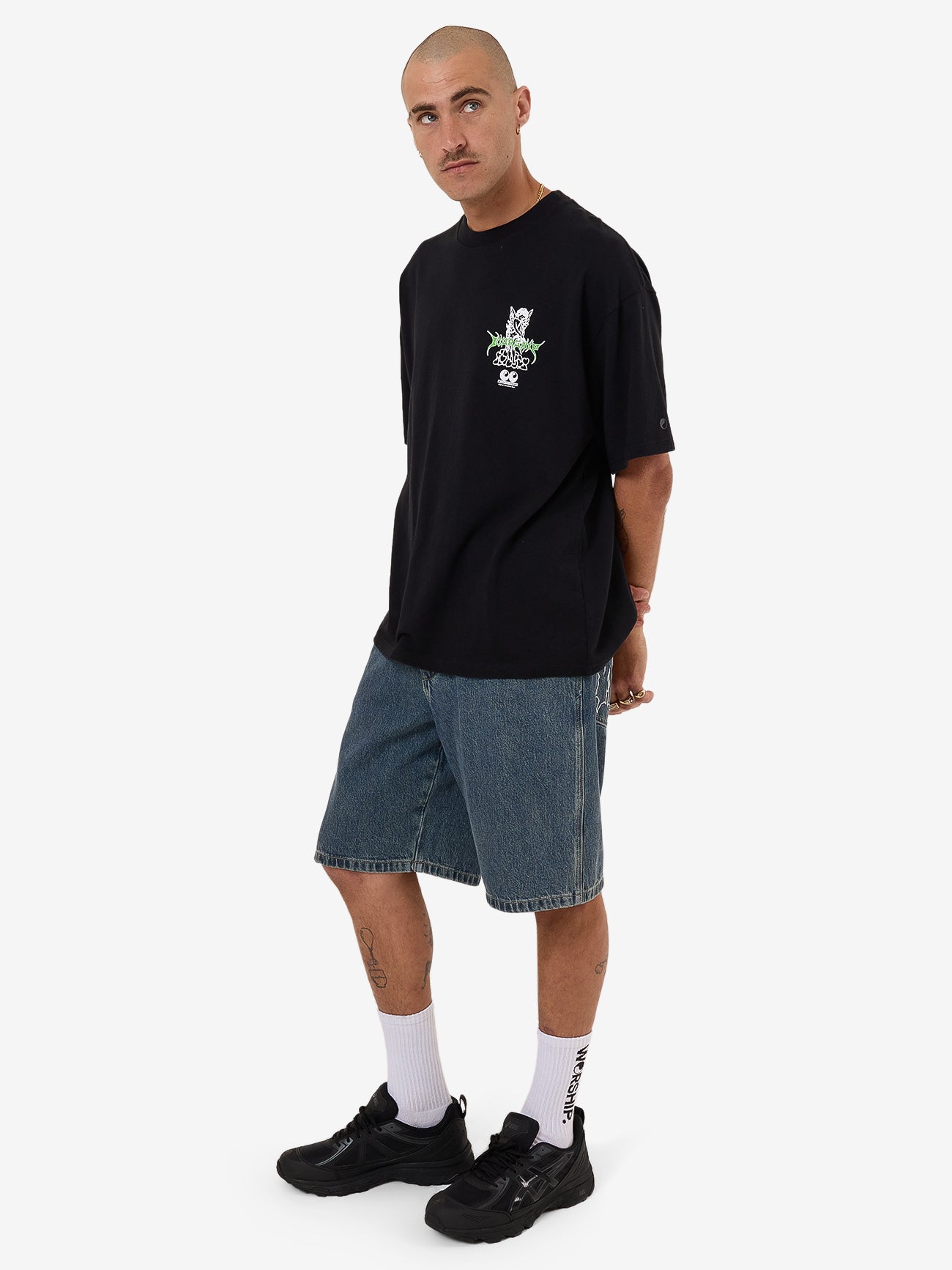 Logorama Oversized Tee - Black XS