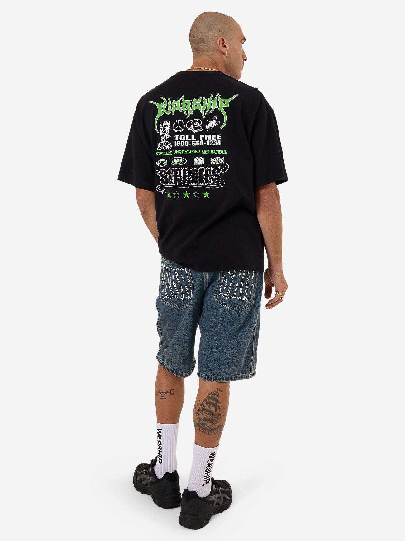 Logorama Oversized Tee - Black XS