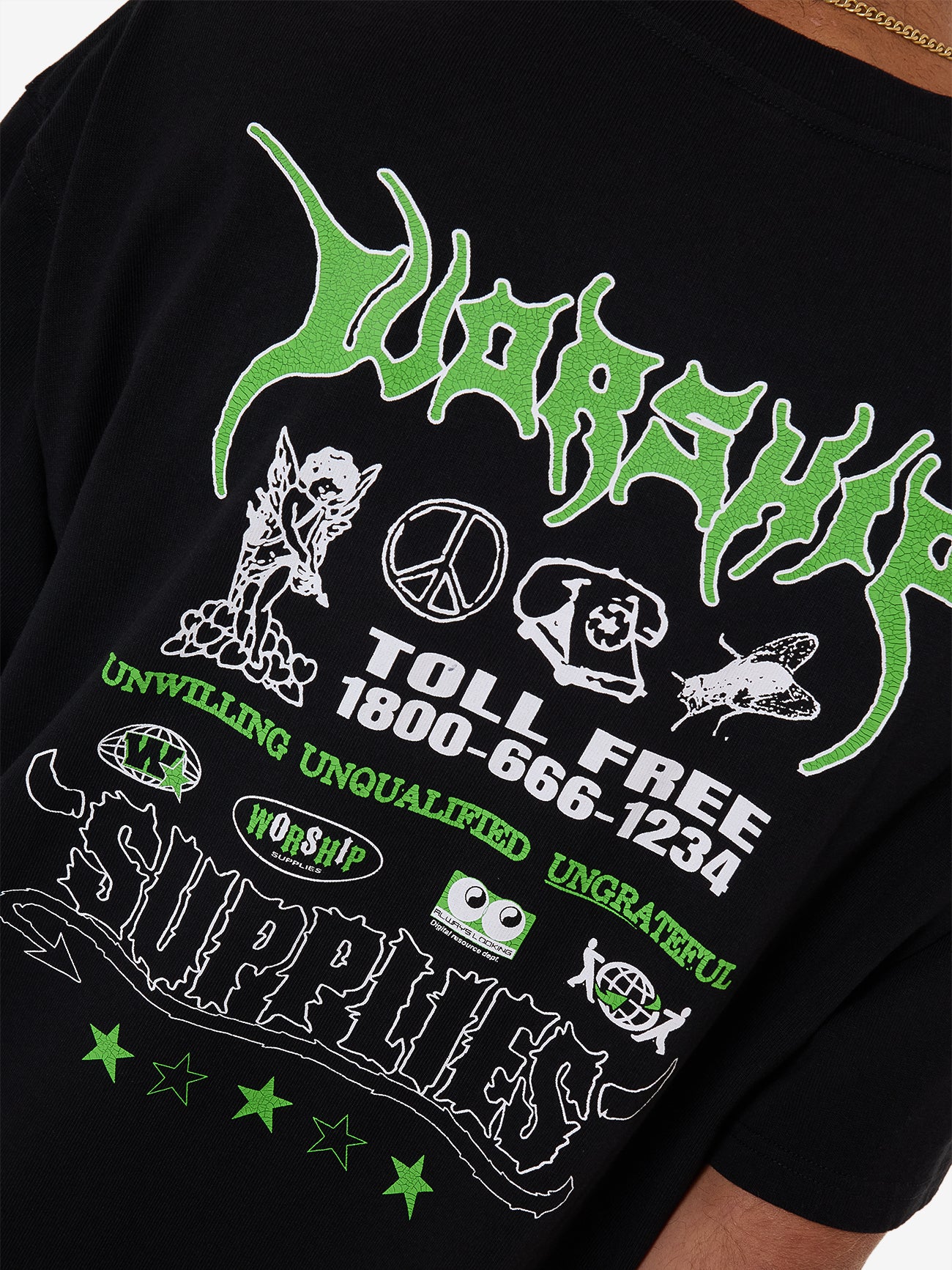 Logorama Oversized Tee - Black XS