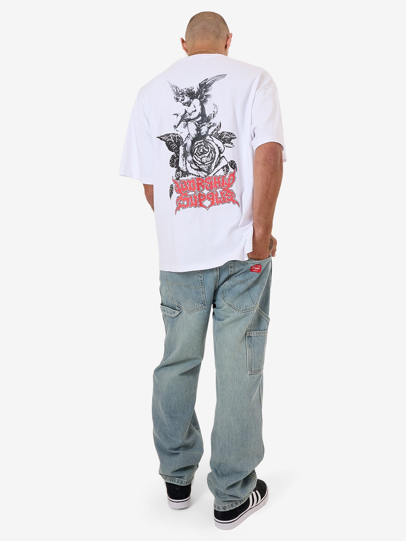 Perch Oversized Tee - White XS