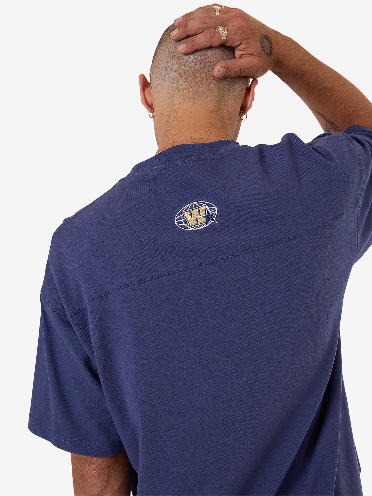 Major League Oversized Tee - Medievil Blue XS