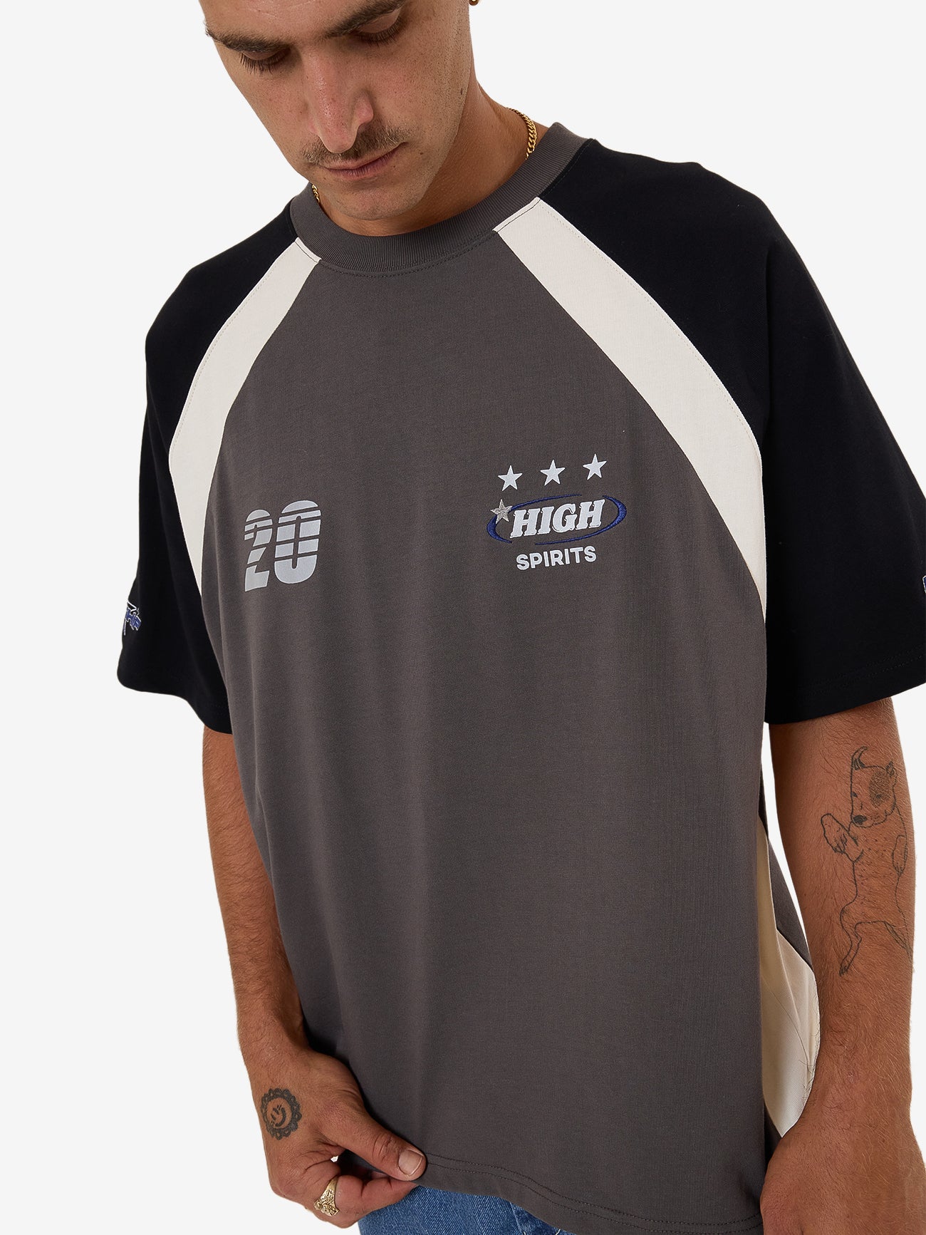 Shooter Oversize Raglan Tee - Zine XS