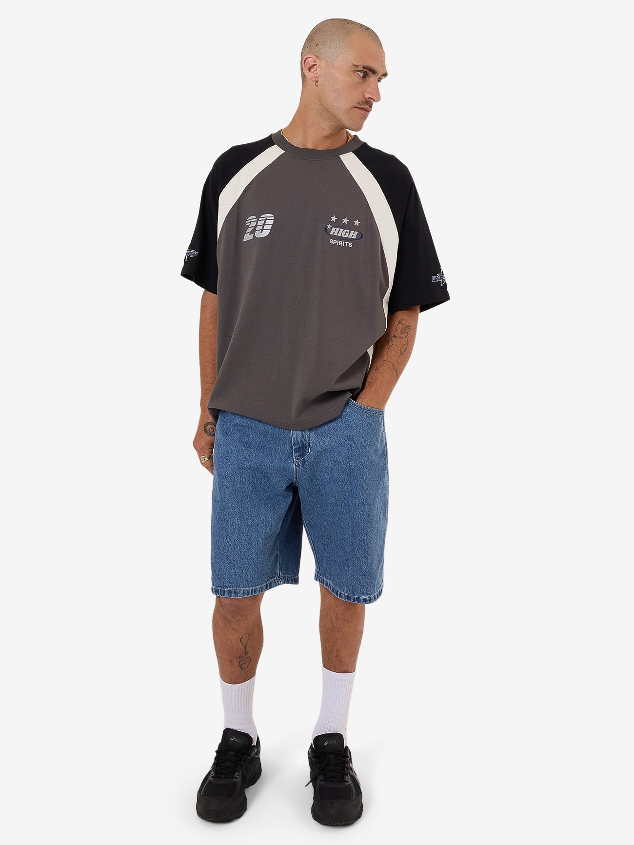 Shooter Oversize Raglan Tee - Zine XS
