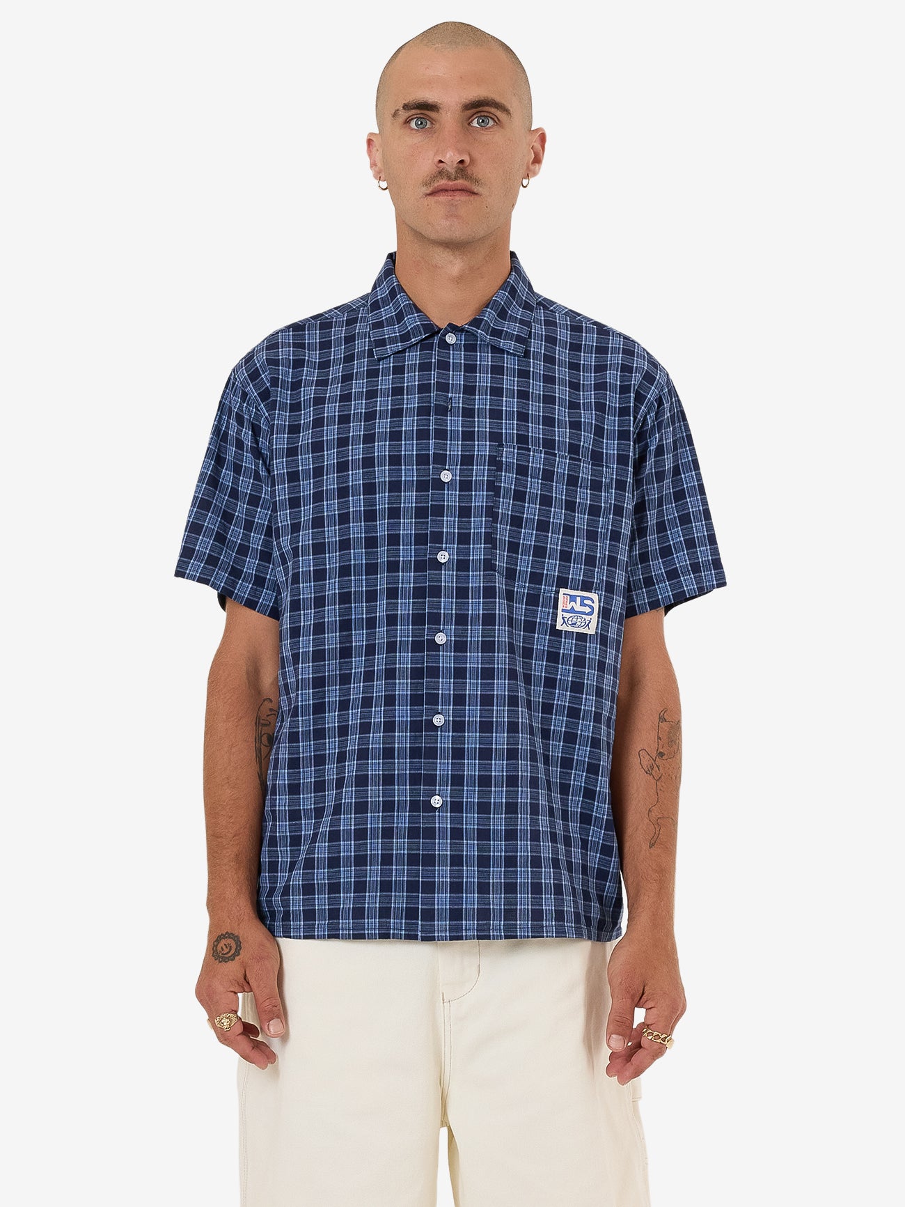Removal Short Sleeve Shirt - Bell Air Blue XS