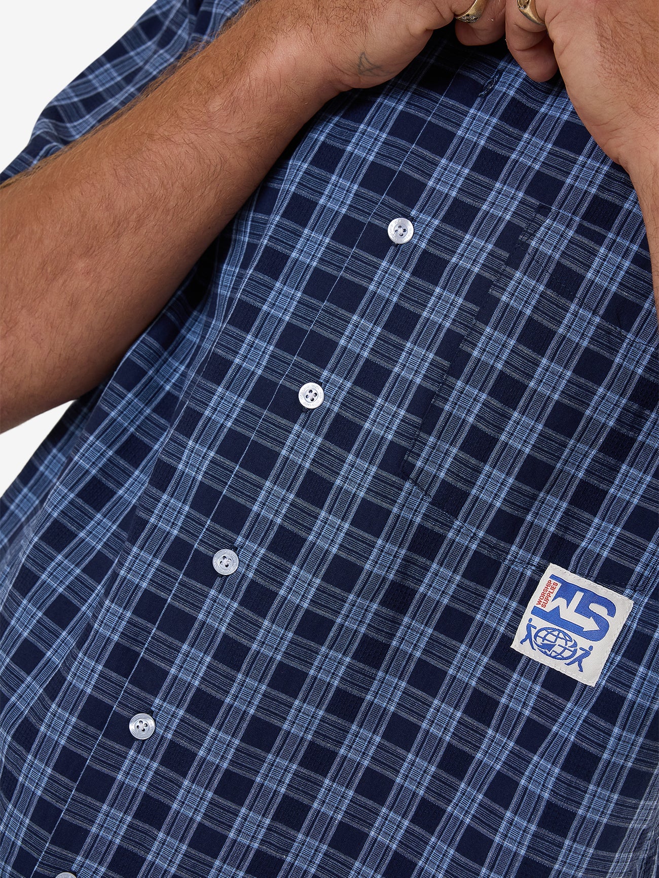 Removal Short Sleeve Shirt - Bell Air Blue XS