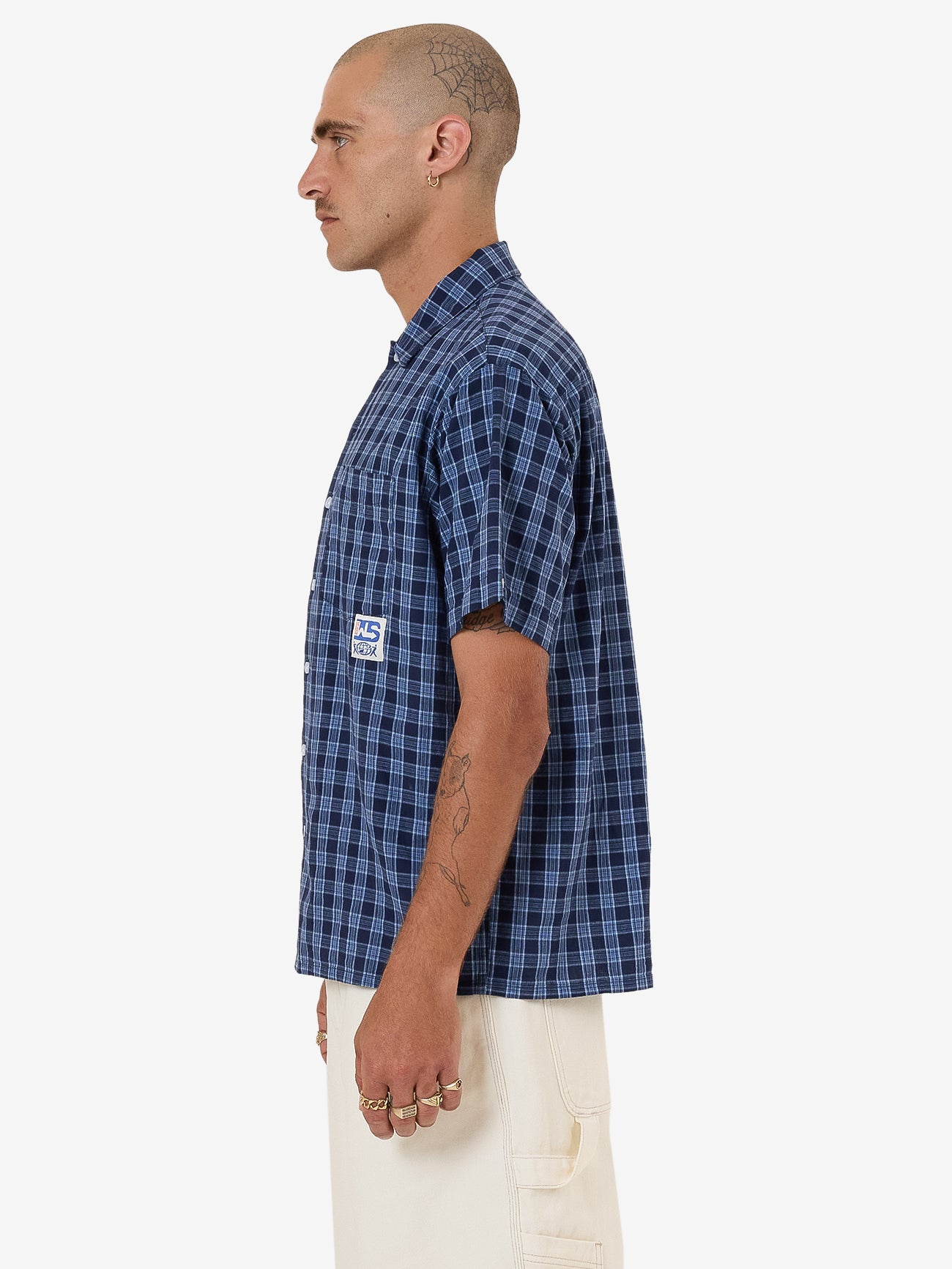 Removal Short Sleeve Shirt - Bell Air Blue XS
