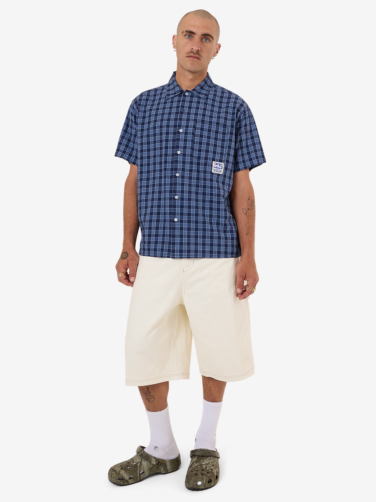 Removal Short Sleeve Shirt - Bell Air Blue XS