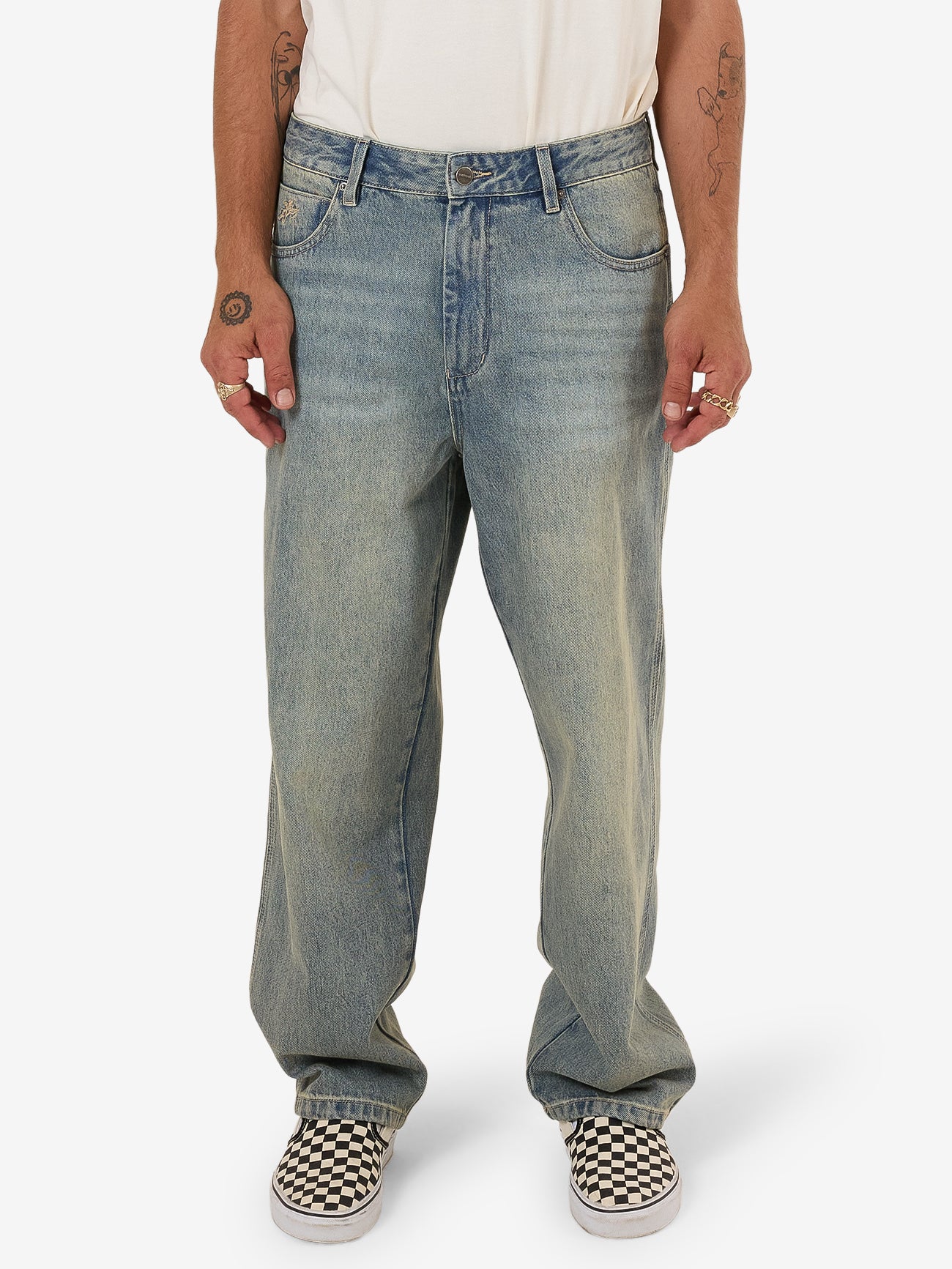 Throws Big Lounger Jean - Garage Grime Blue 26