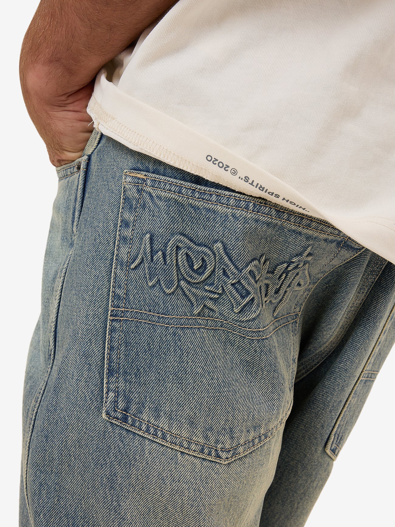 Throws Big Lounger Jean - Garage Grime Blue 26