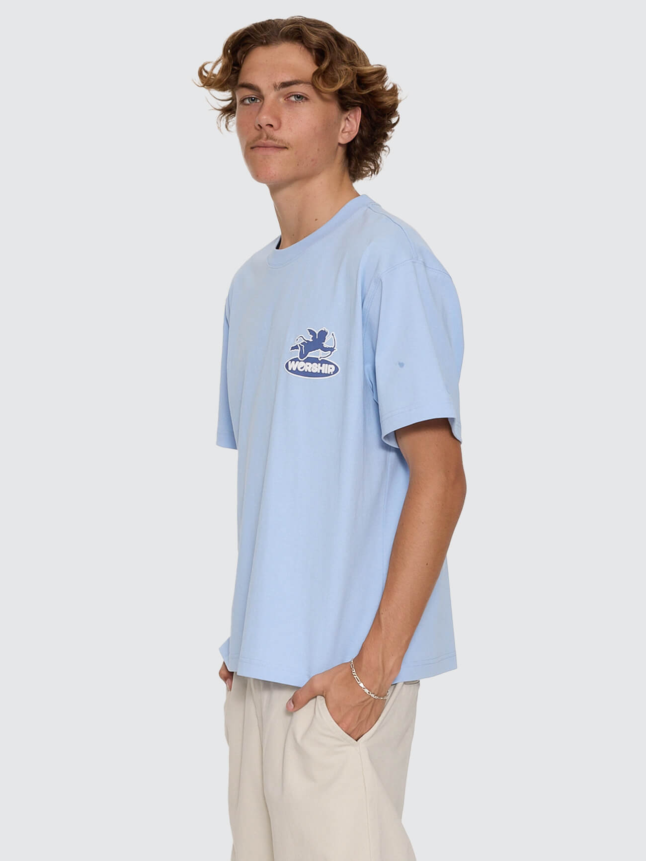 Shadow Cherub Tee - Dream Blue XS