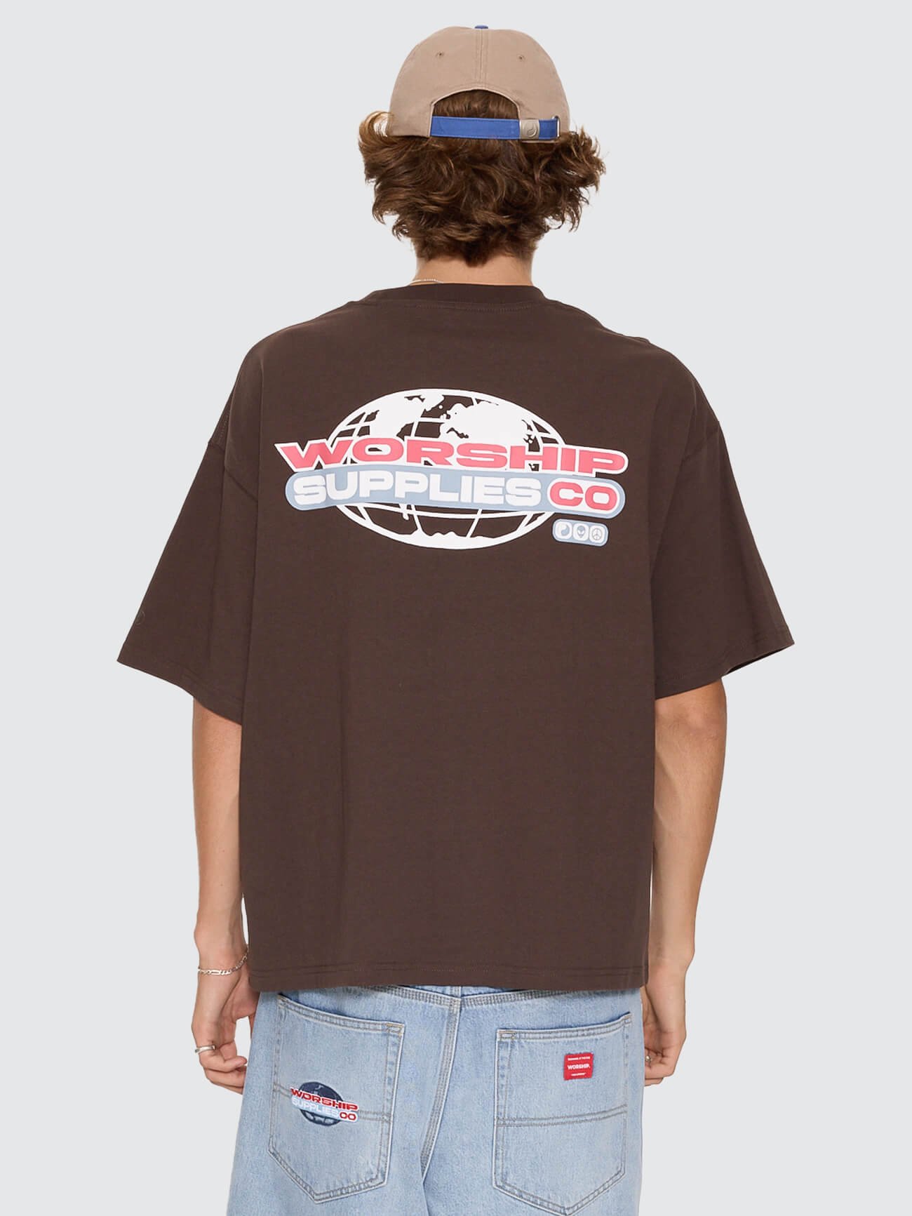 Globo Box Crop Tee - Ganache XS