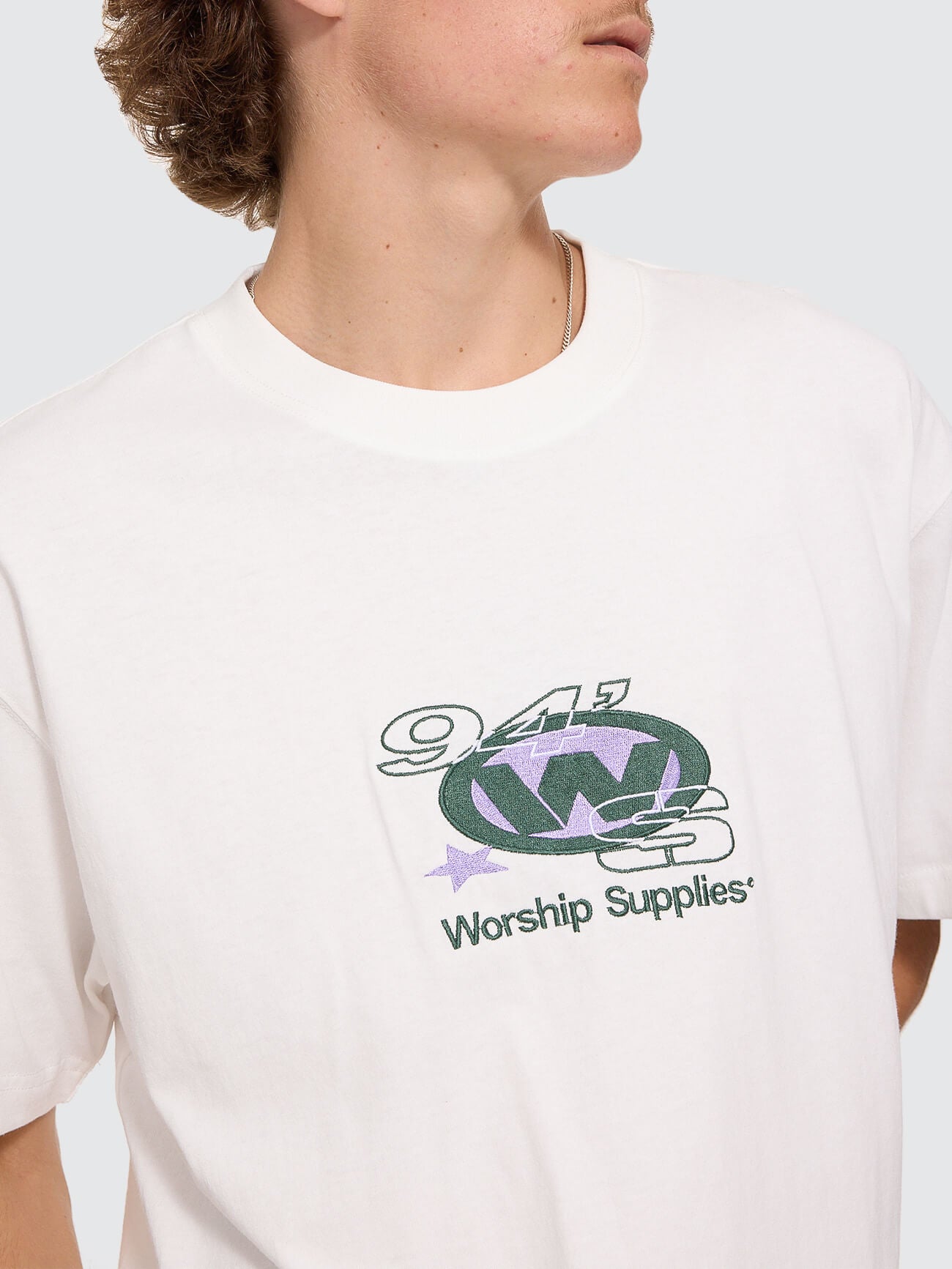 Topper Tee - Coconut Milk XS