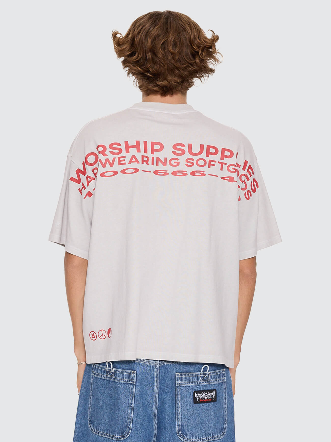 Data Point Box Crop Tee - Vapour Grey XS