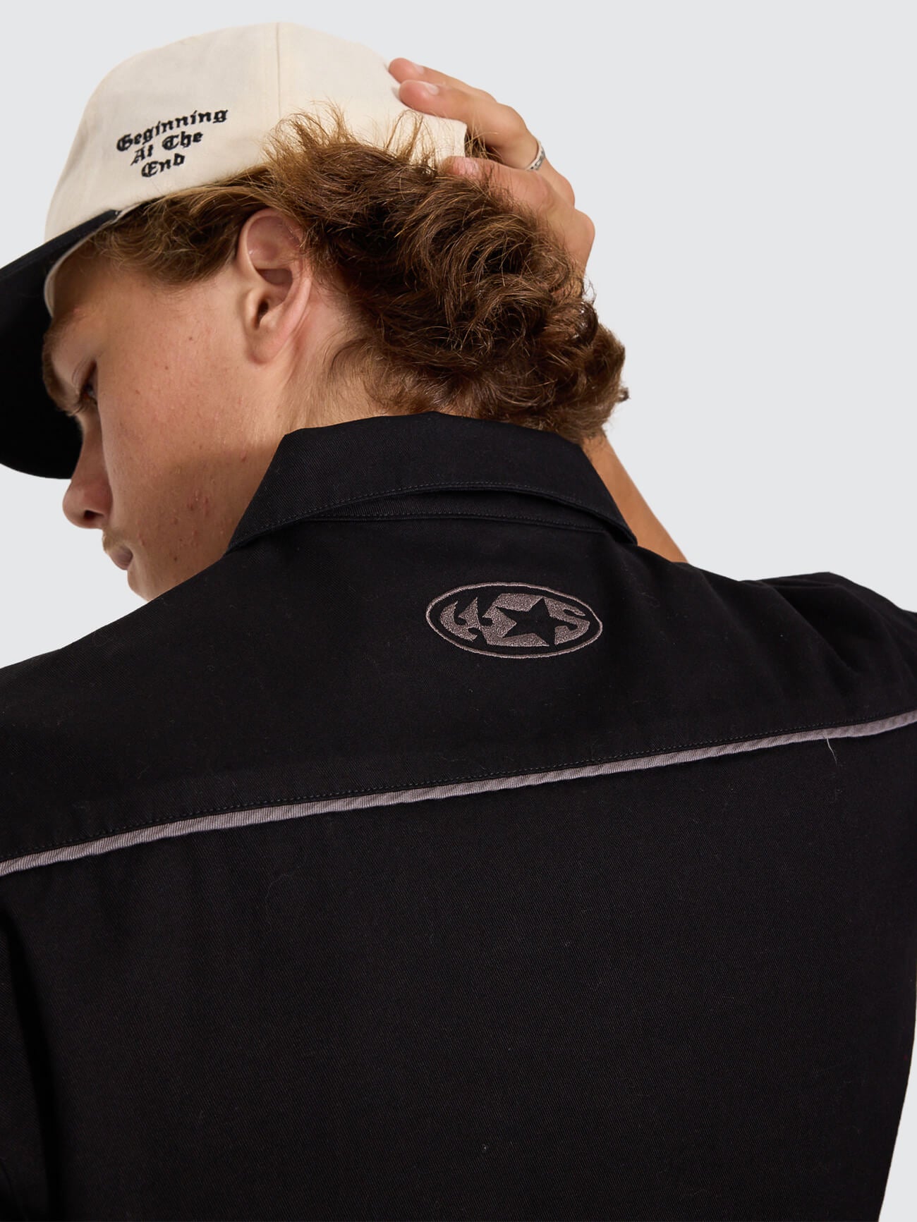 Toll Free Short Sleeve Work Shirt - Black XS