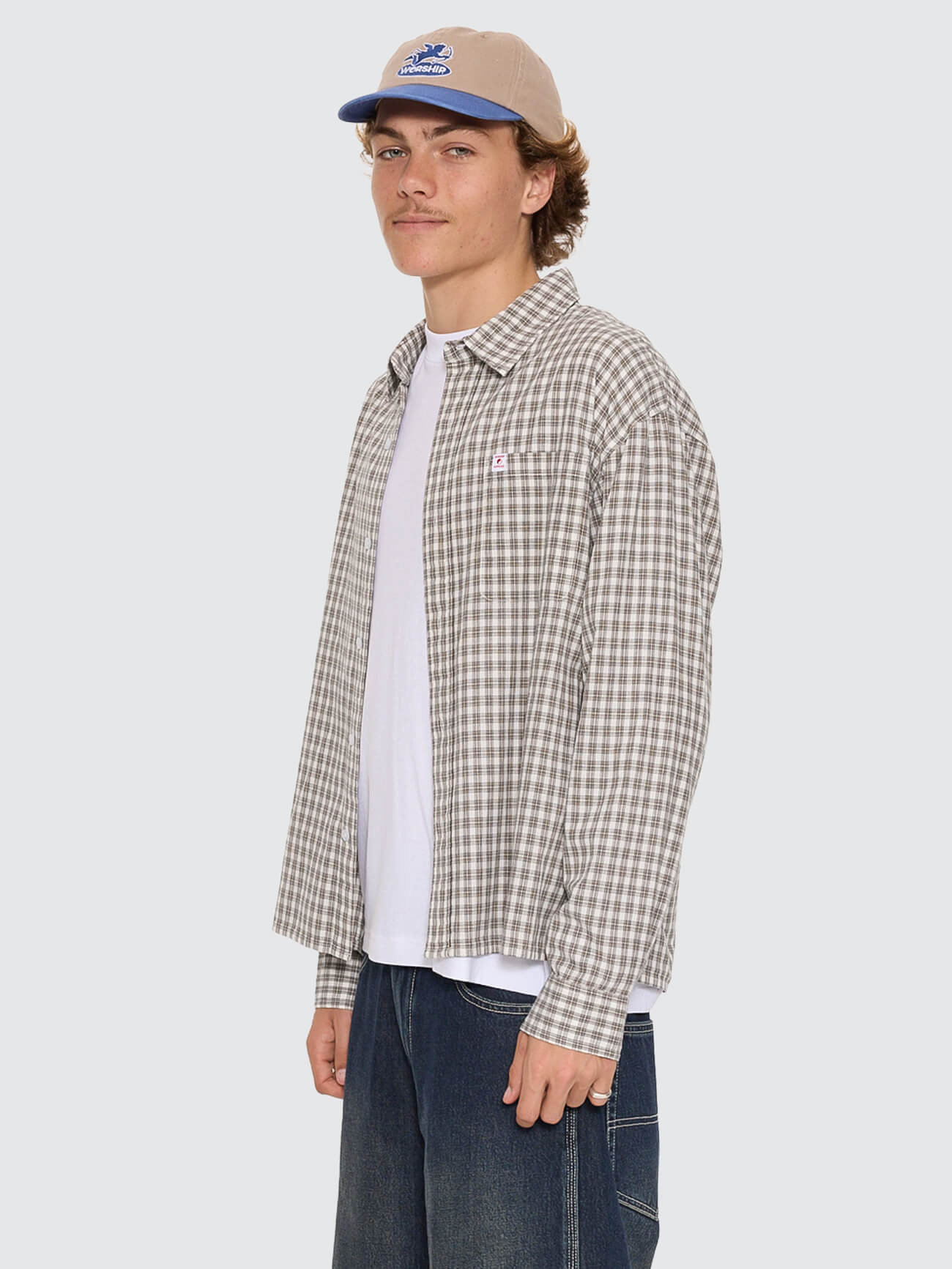 Jasper Crop Long Sleeve Shirt - Jasper Green XS