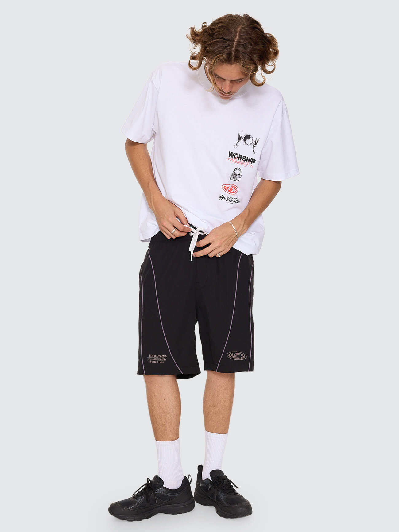 Toll Free Elastic Swim Short - Black 26