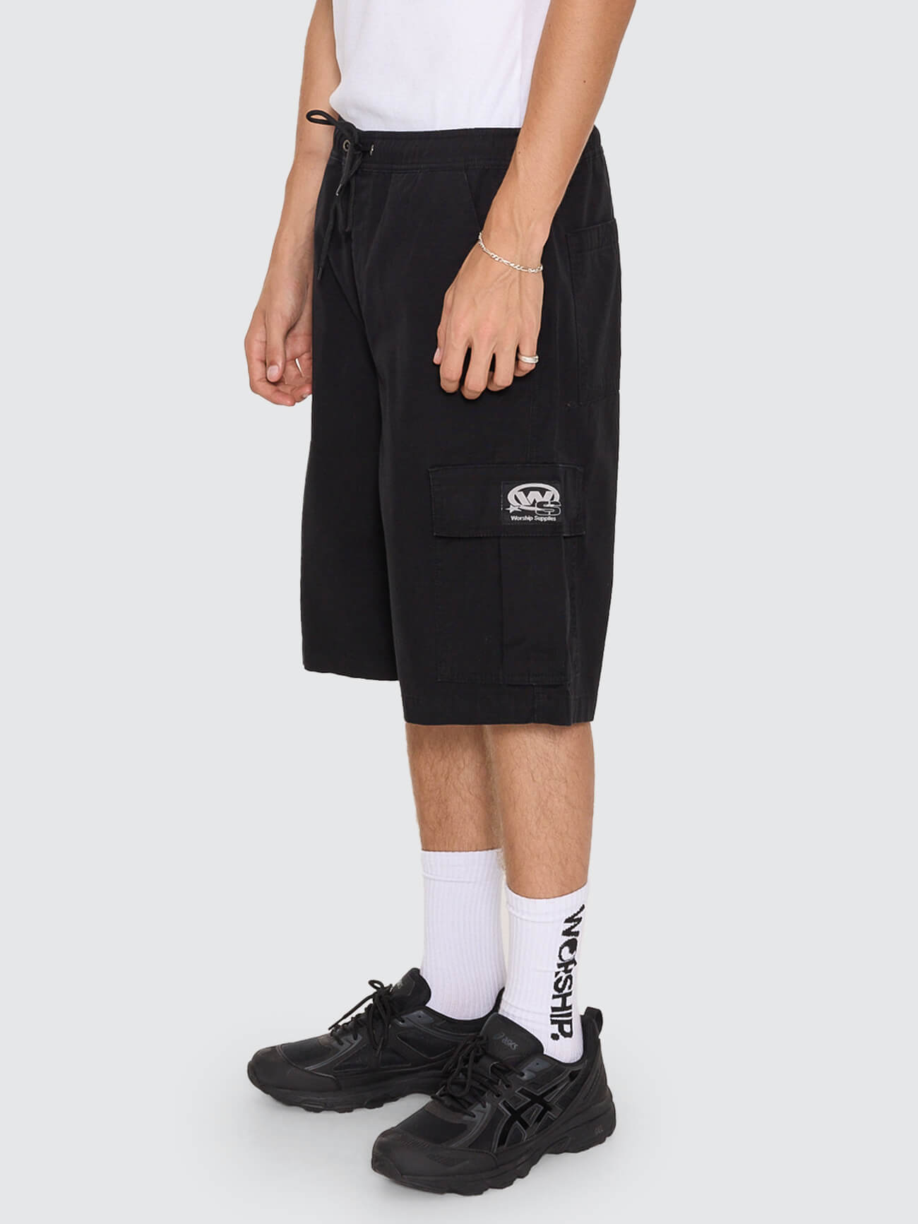 Topper Elastic Cargo Short - Black 26
