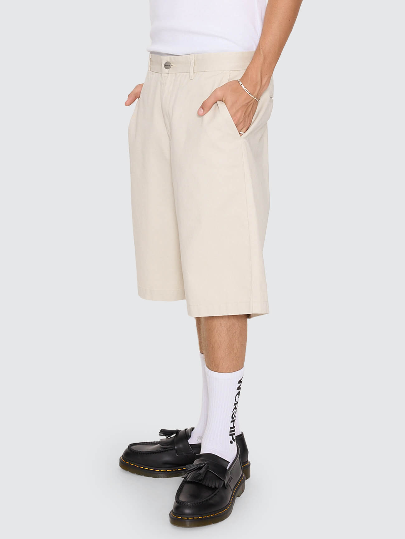 Baggy Core Work Short - Stone Kahki 26