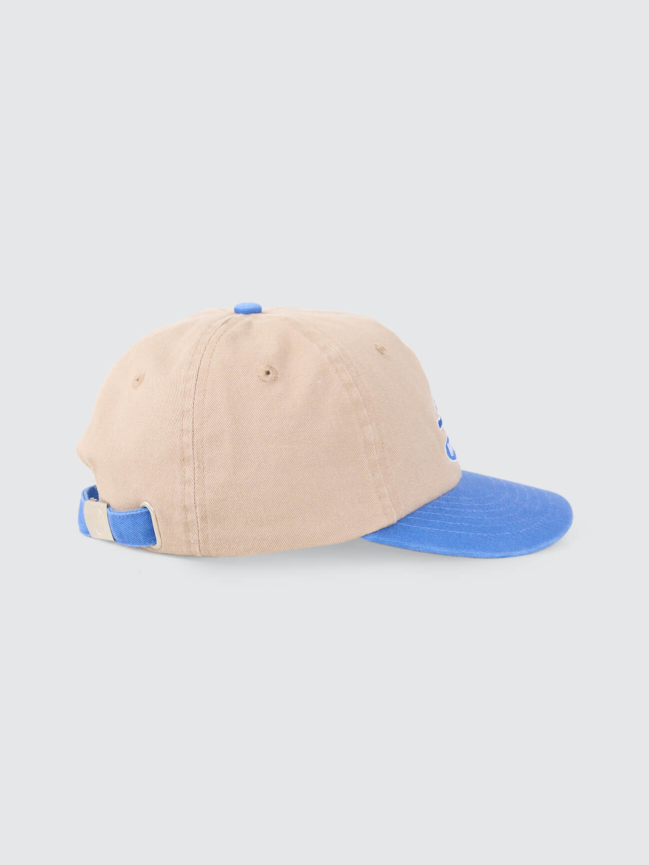 Shadow Cherub 6 Panel Short Brim Hat - Blue - Tan One Size