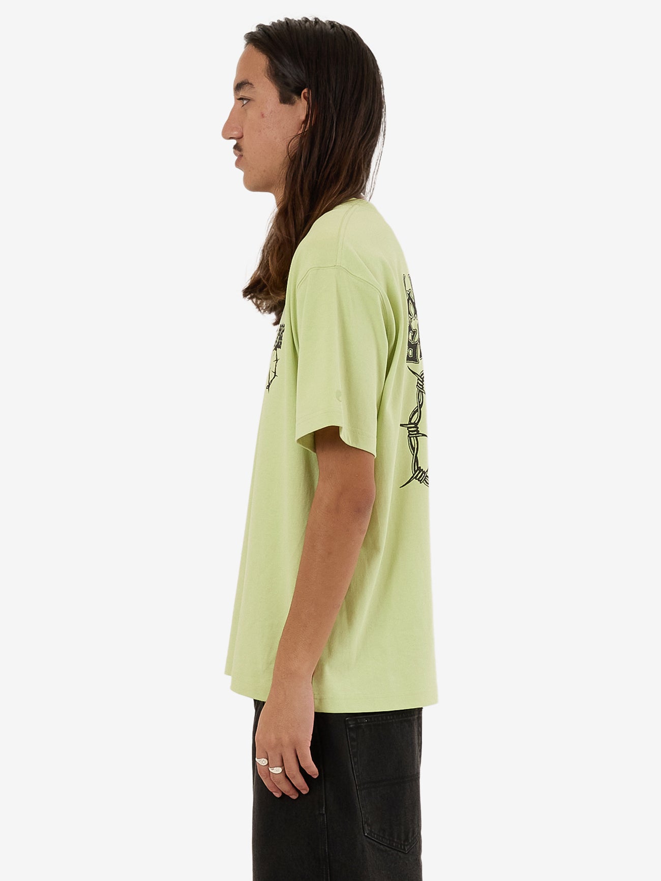 Tuff Stamp Tee - Lime Drop XS