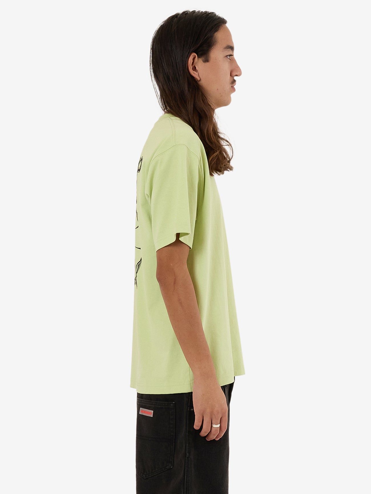 Tuff Stamp Tee - Lime Drop XS