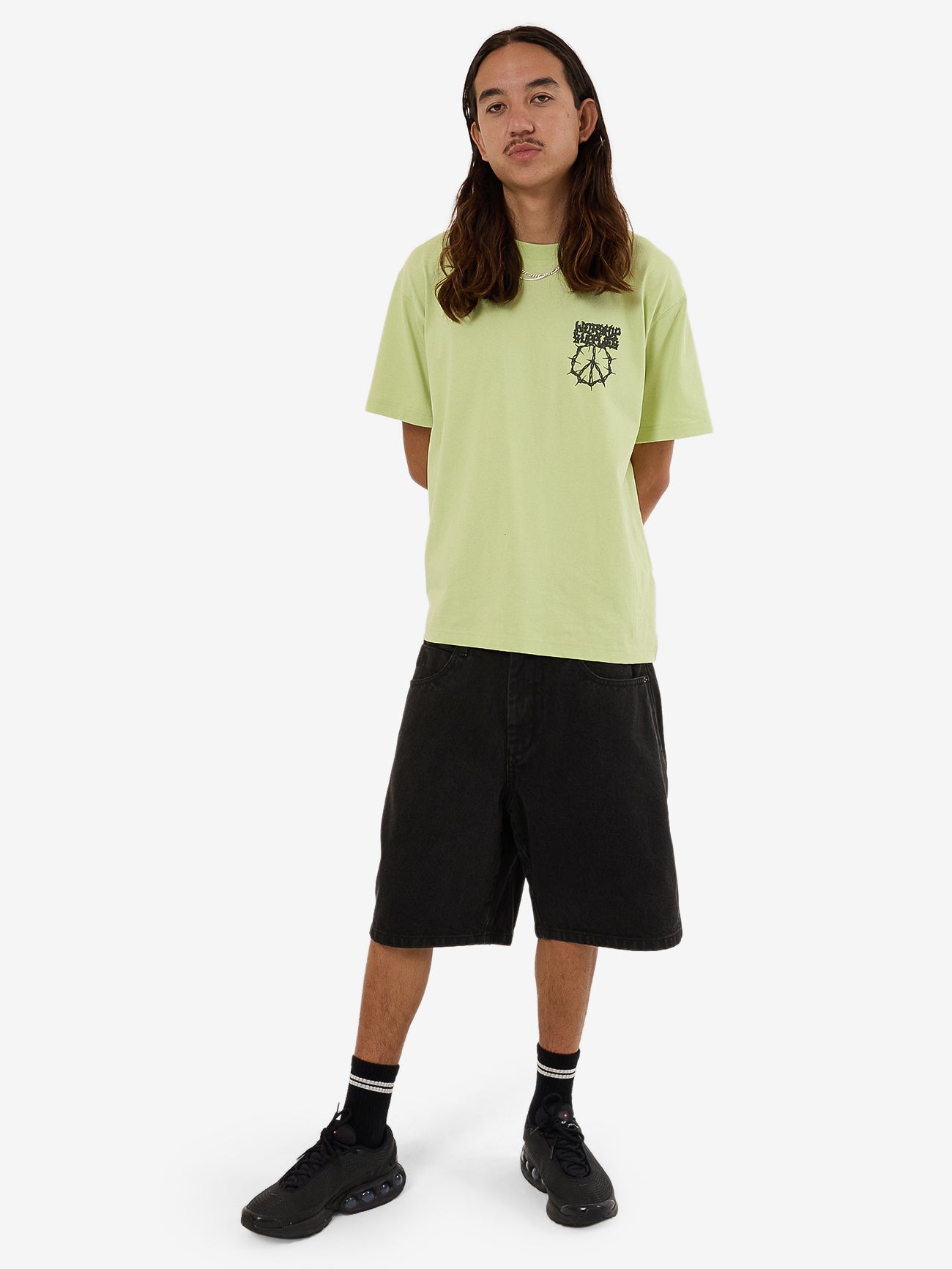 Tuff Stamp Tee - Lime Drop XS