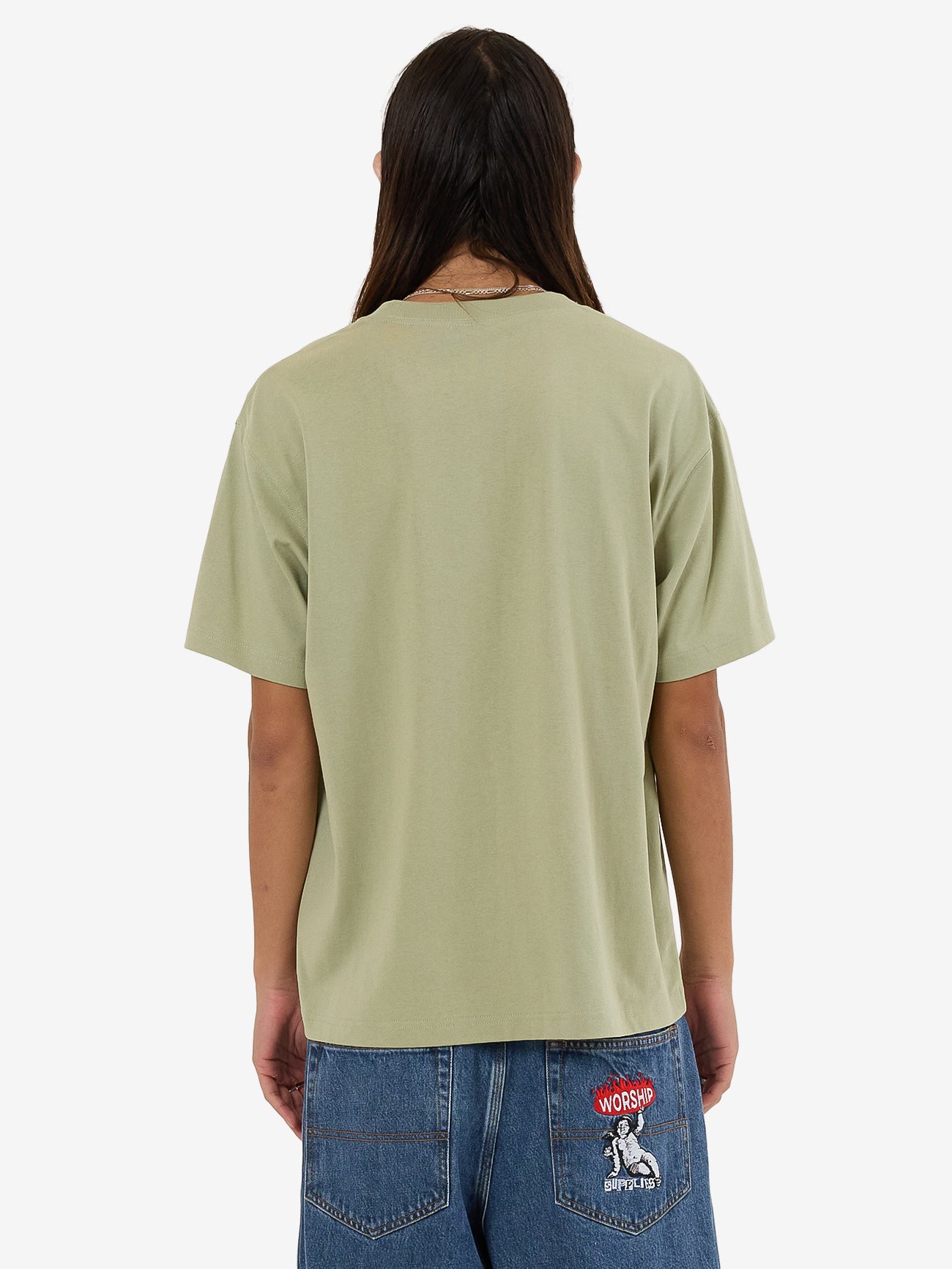 Hold Up Re-Up Tee - Swamp Green XS