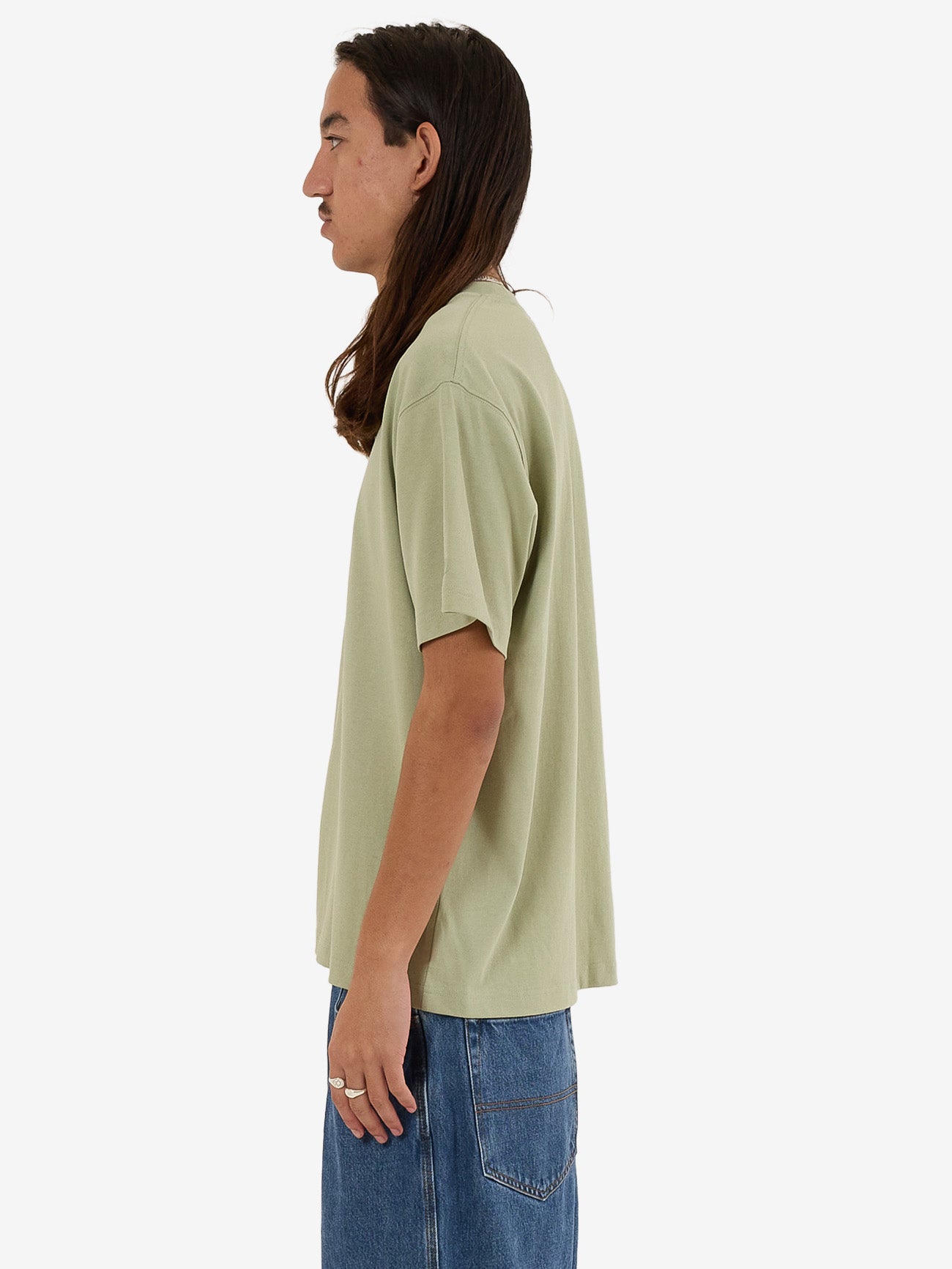 Hold Up Re-Up Tee - Swamp Green XS