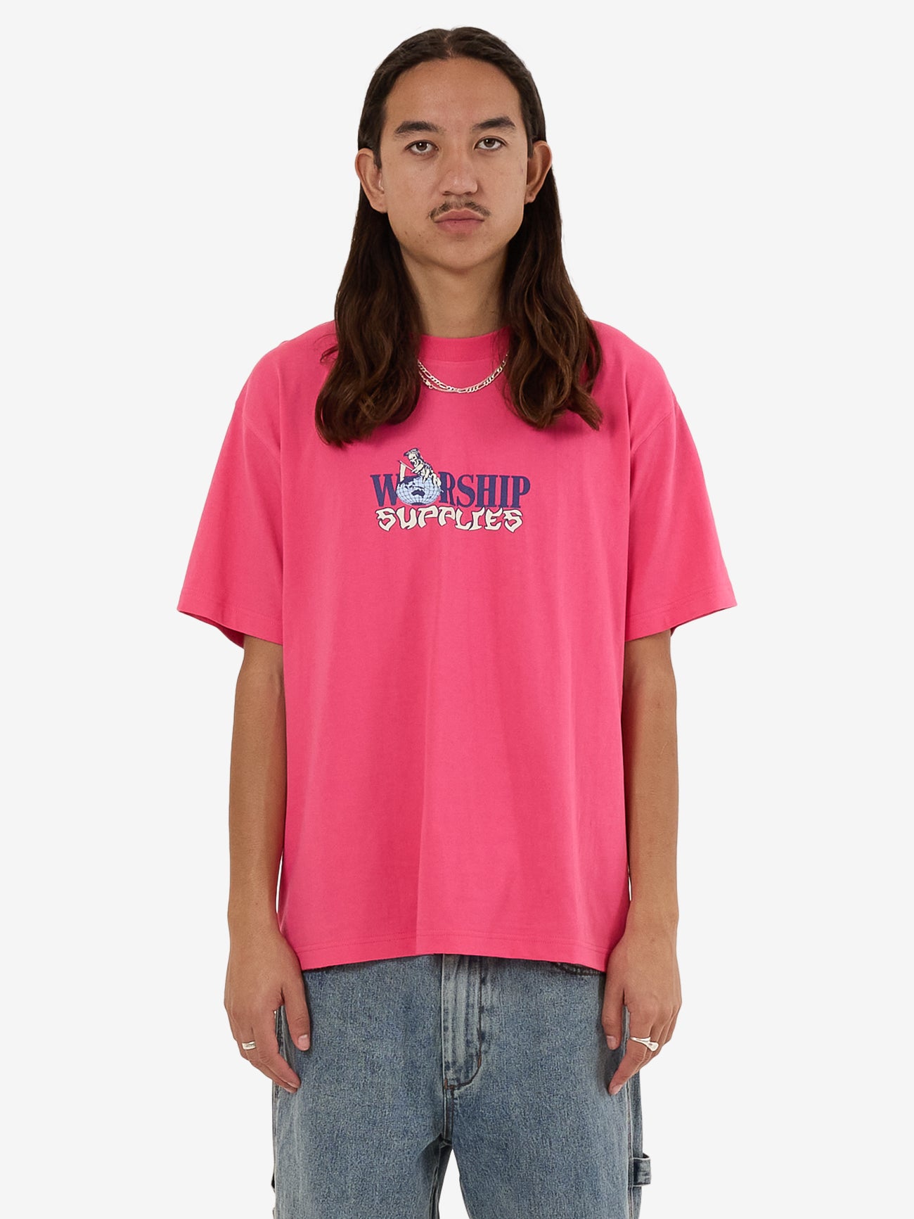 Get A Grip Tee - Magenta XS