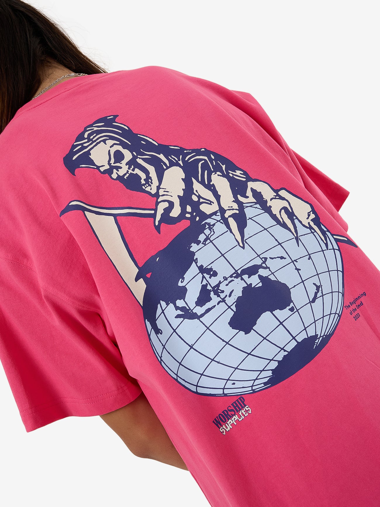 Get A Grip Tee - Magenta XS