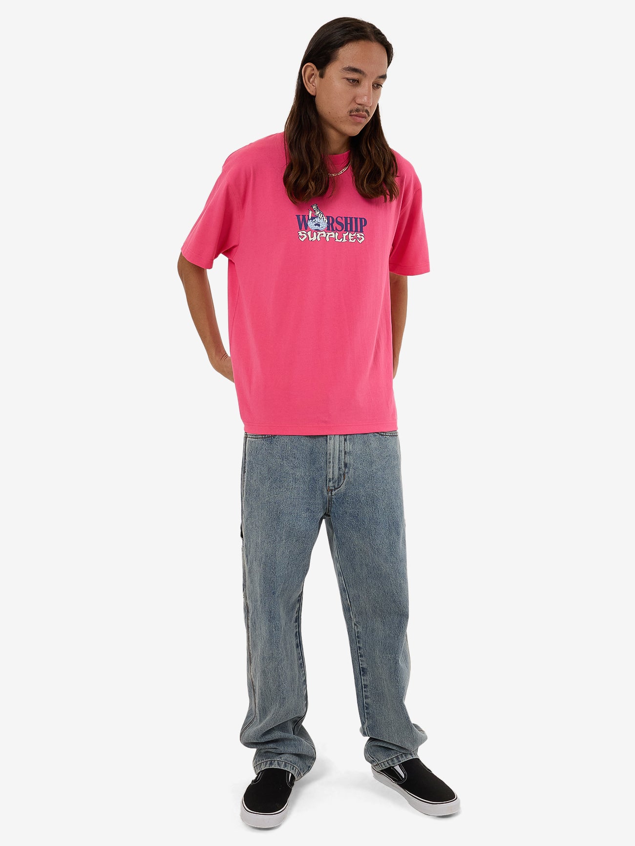 Get A Grip Tee - Magenta XS