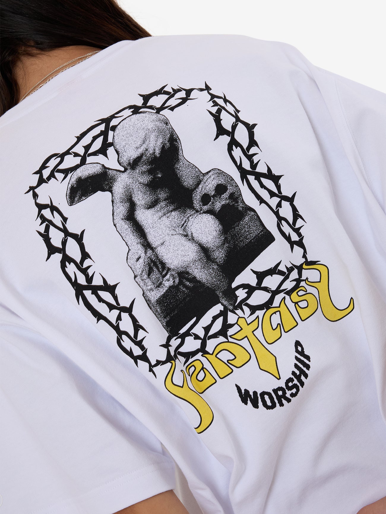 Fantasy Oversize Tee - White XS