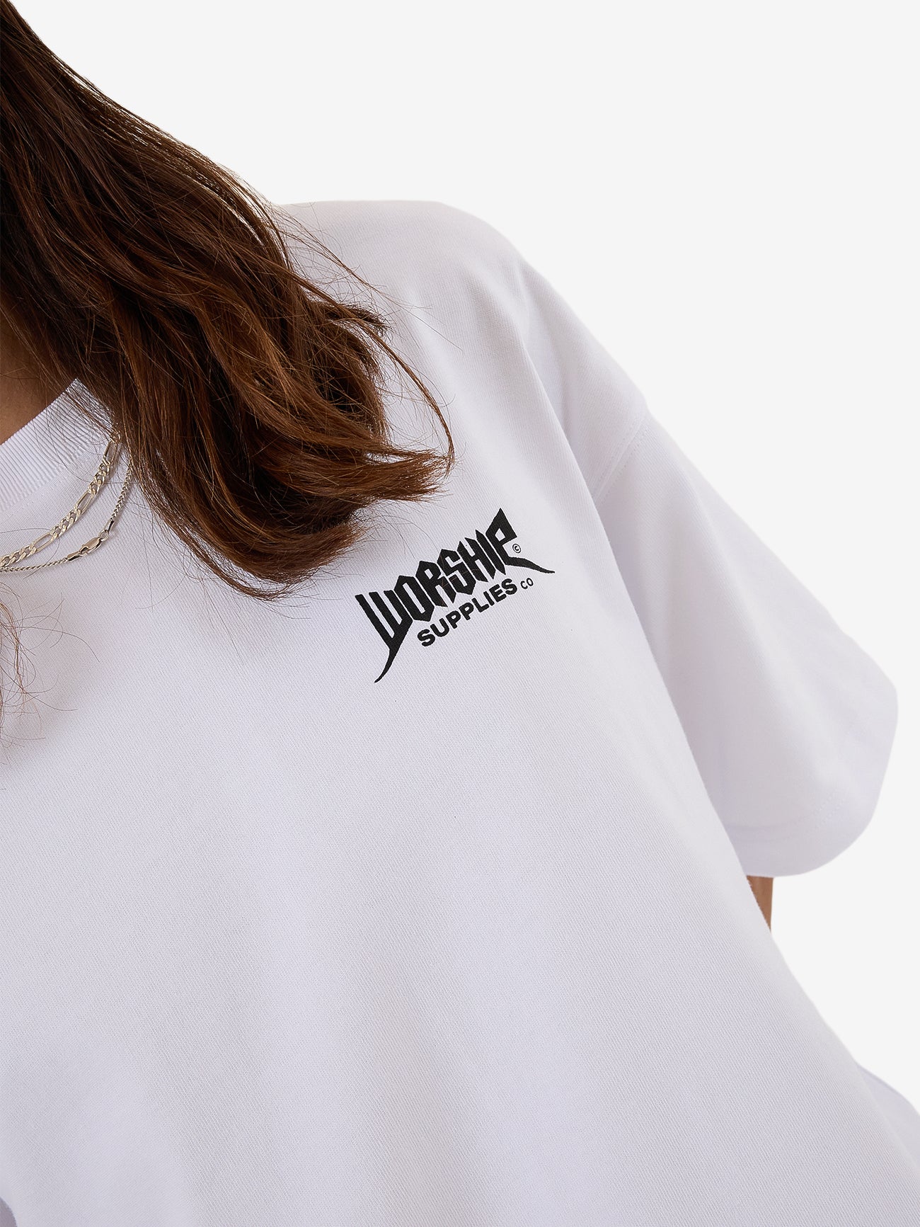 Fantasy Oversize Tee - White XS