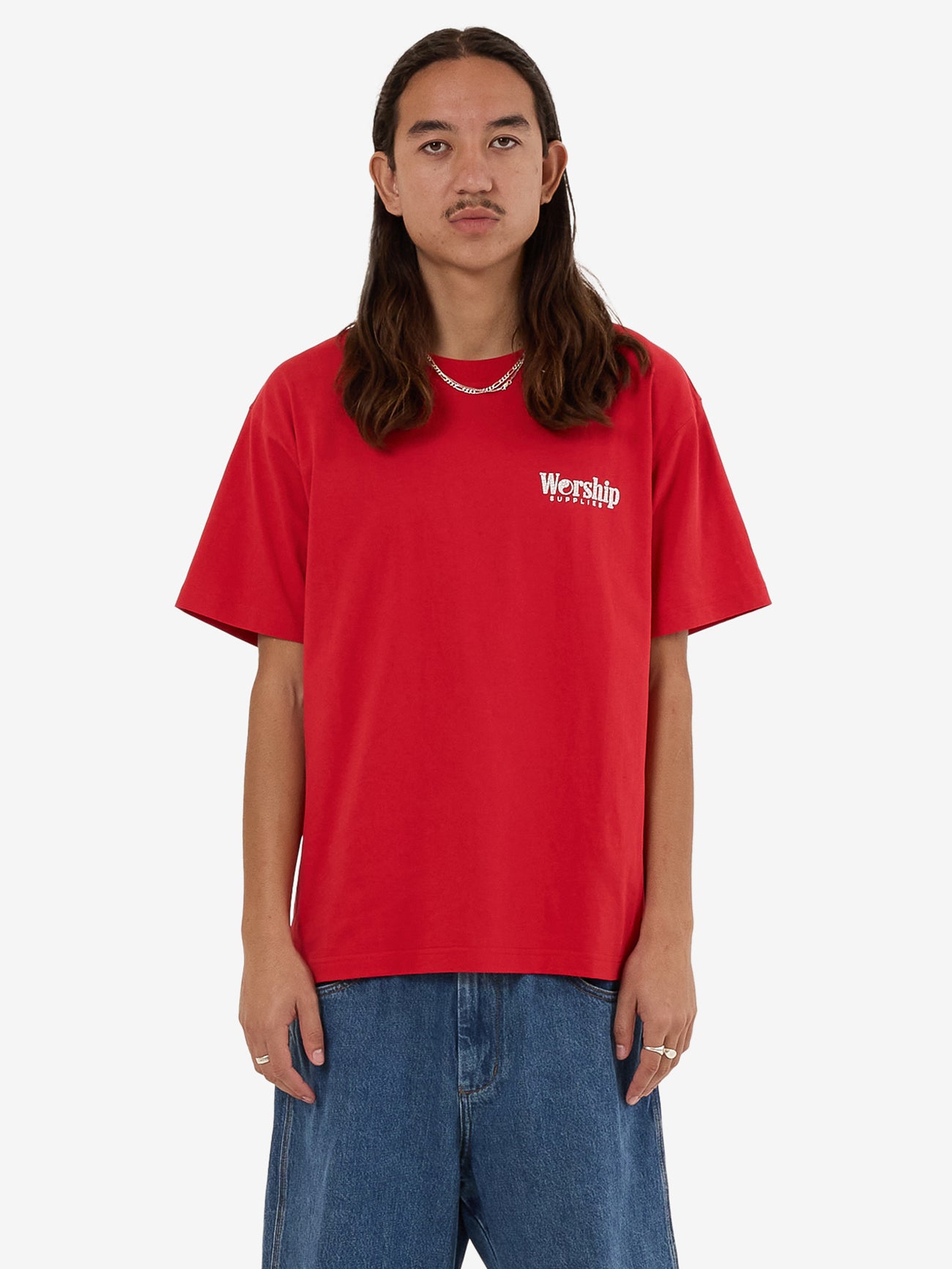 Smoko Tee - Lucky Red XS