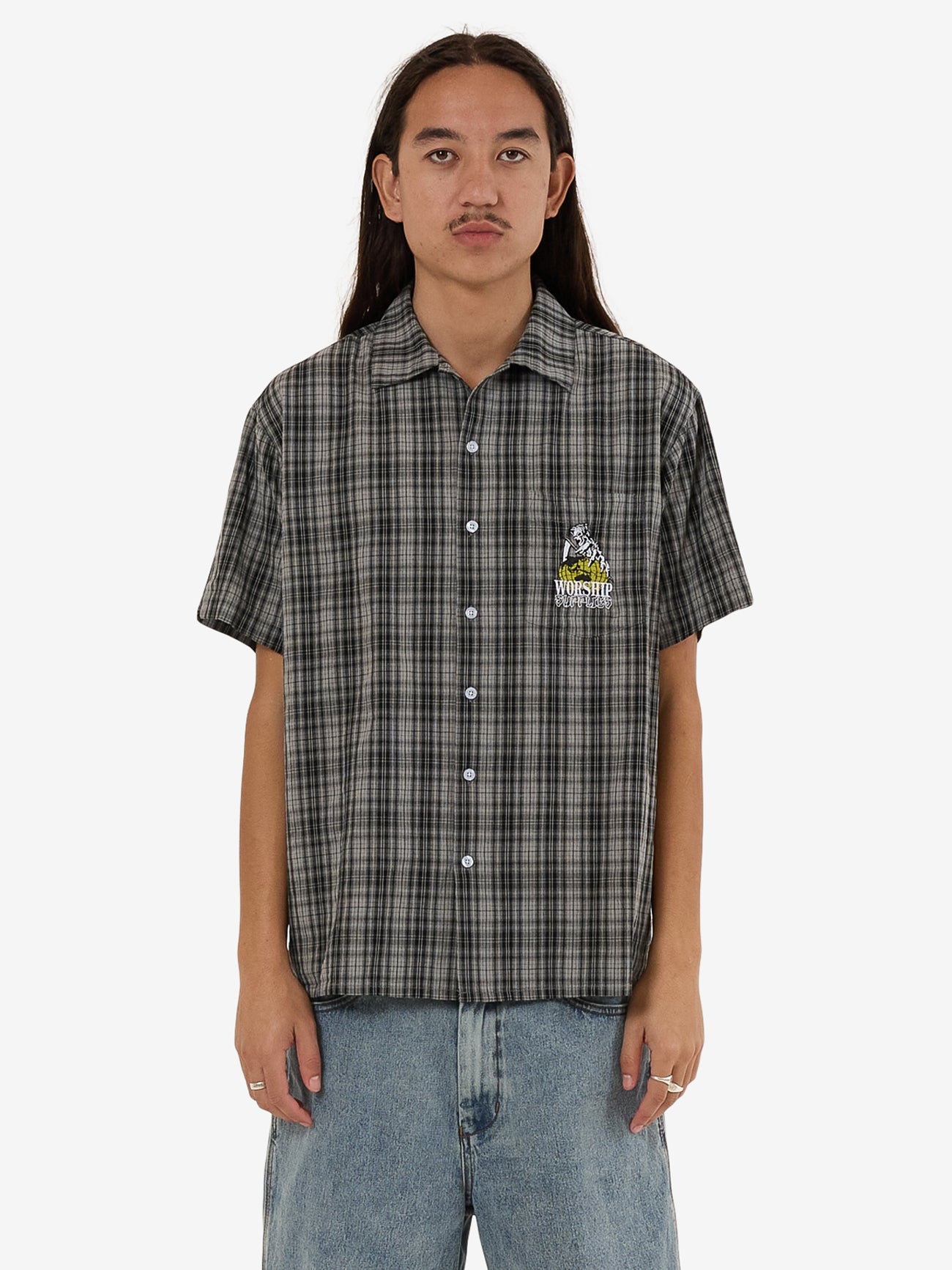 Get A Grip Short Sleeve Shirt - Grey XS