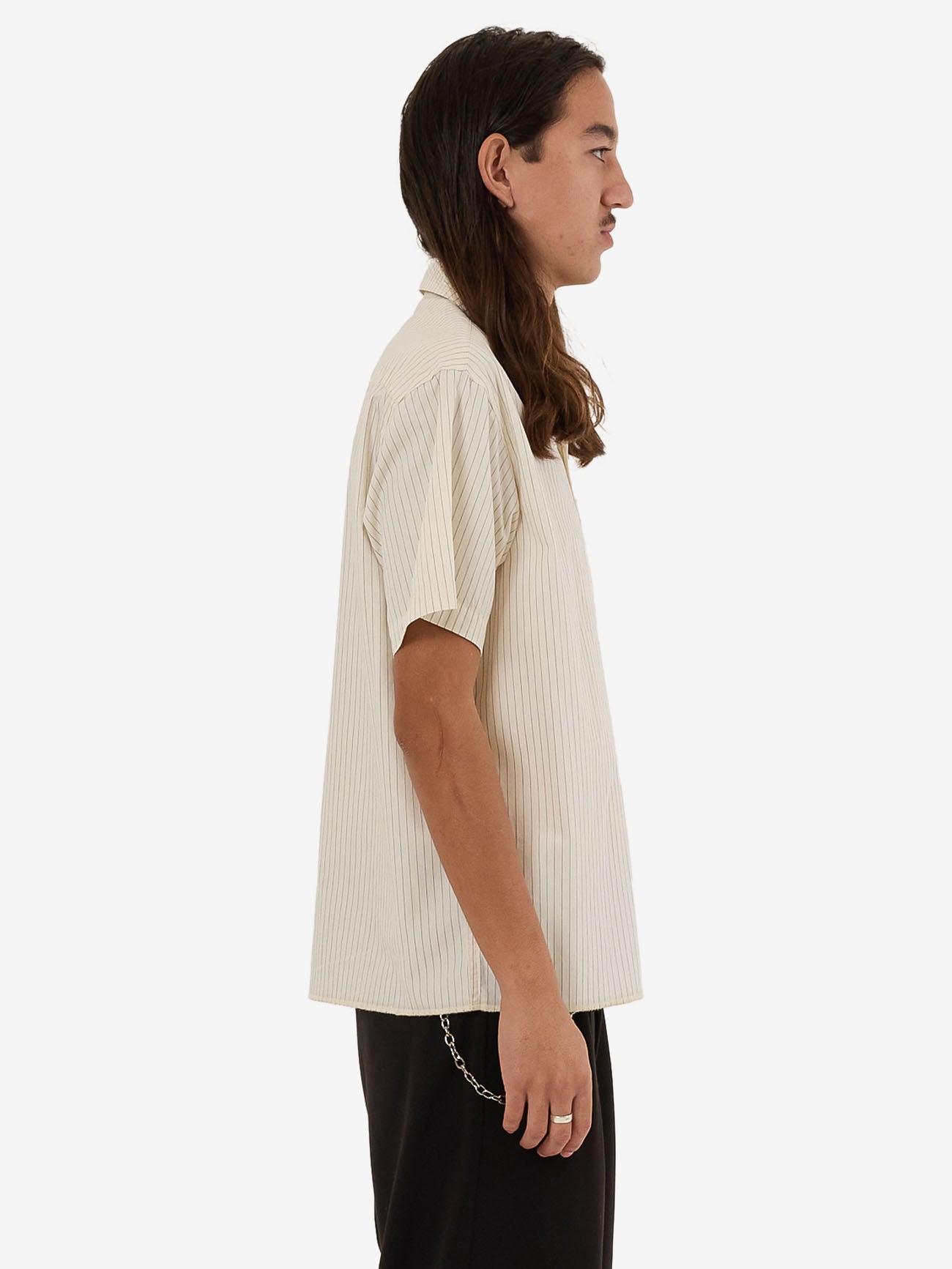 Bistro Short Sleeve Shirt - Bone XS