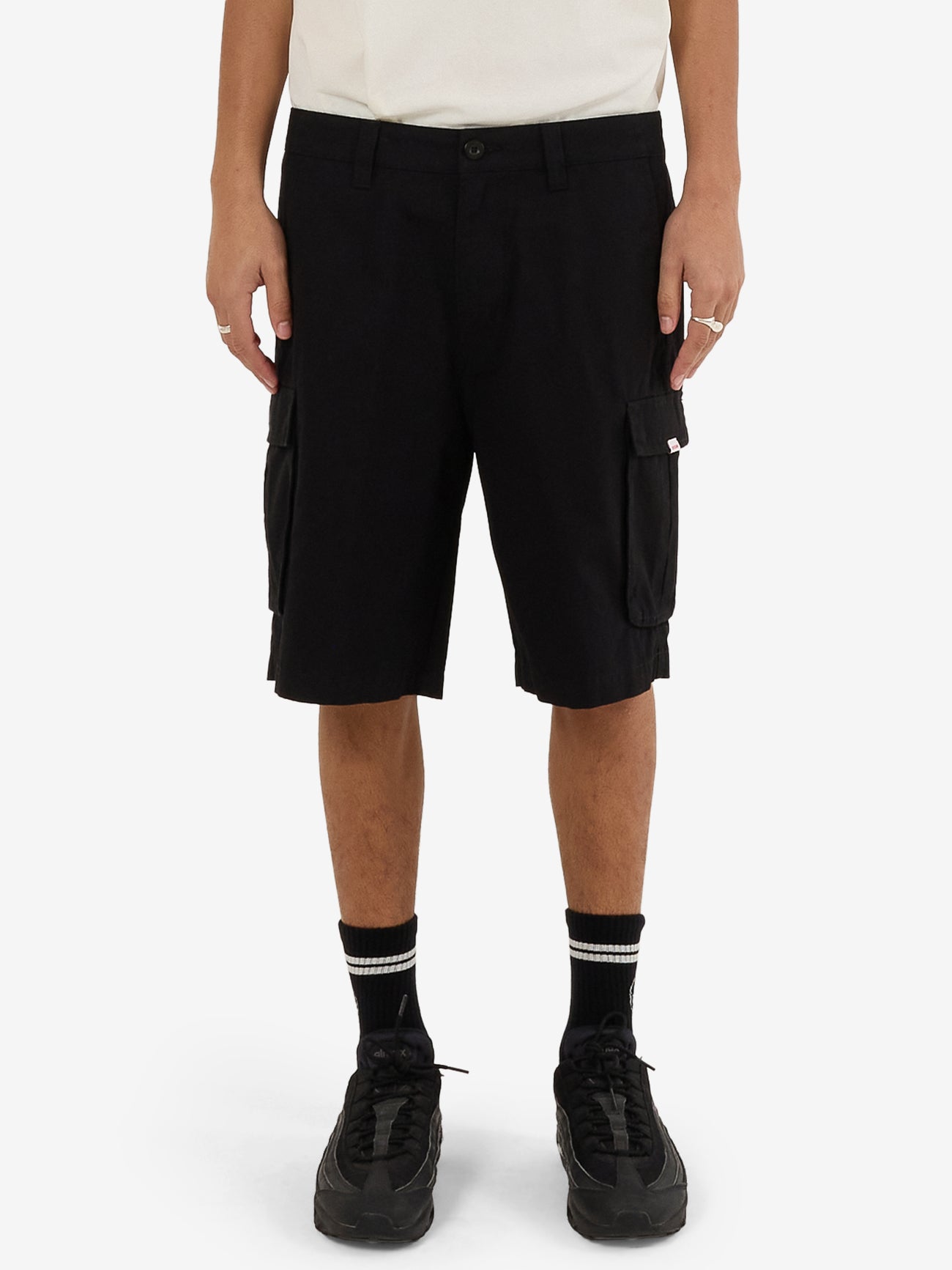 Prequil Cargo Short - Black 28