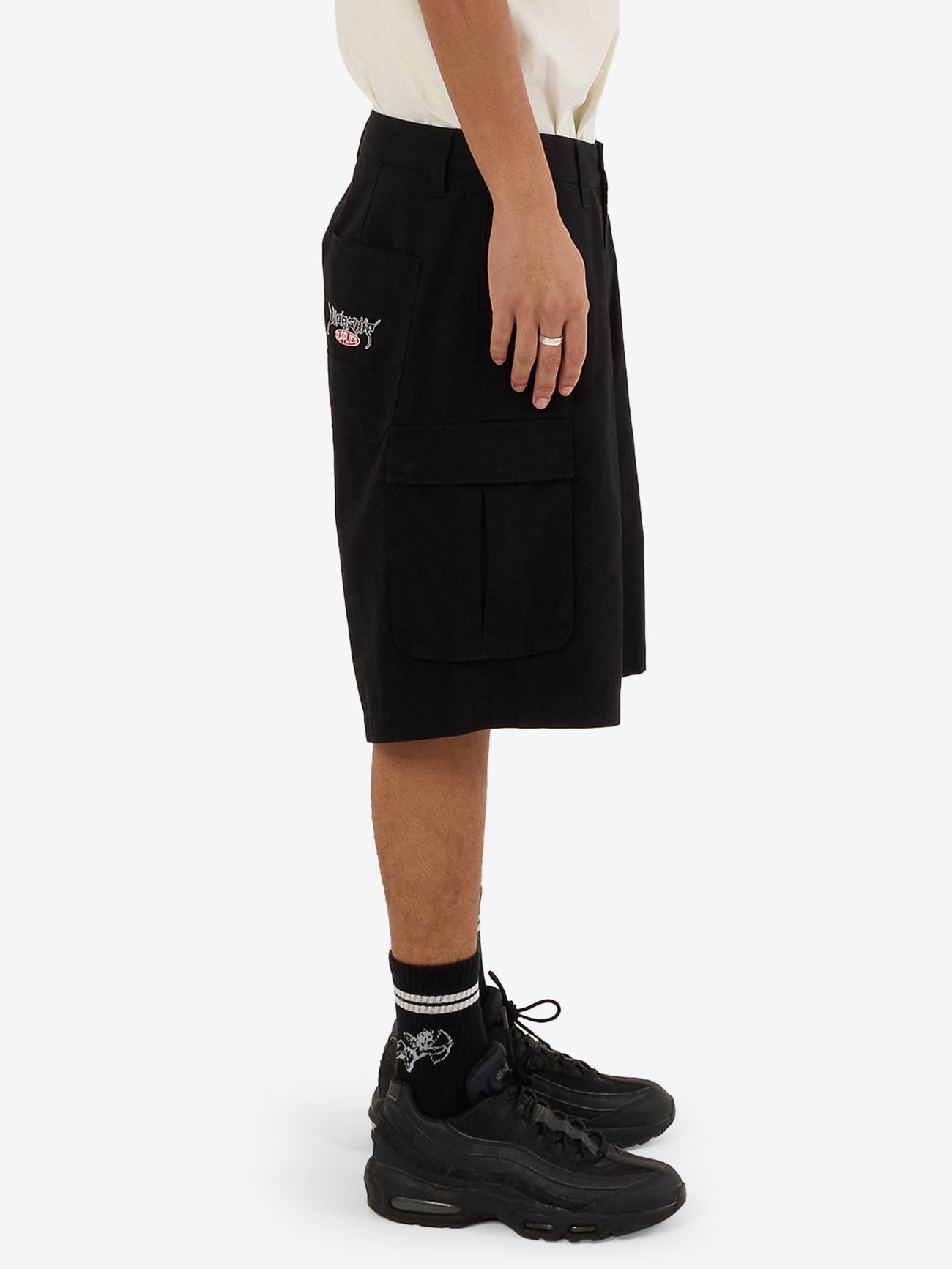 Prequil Cargo Short - Black 28